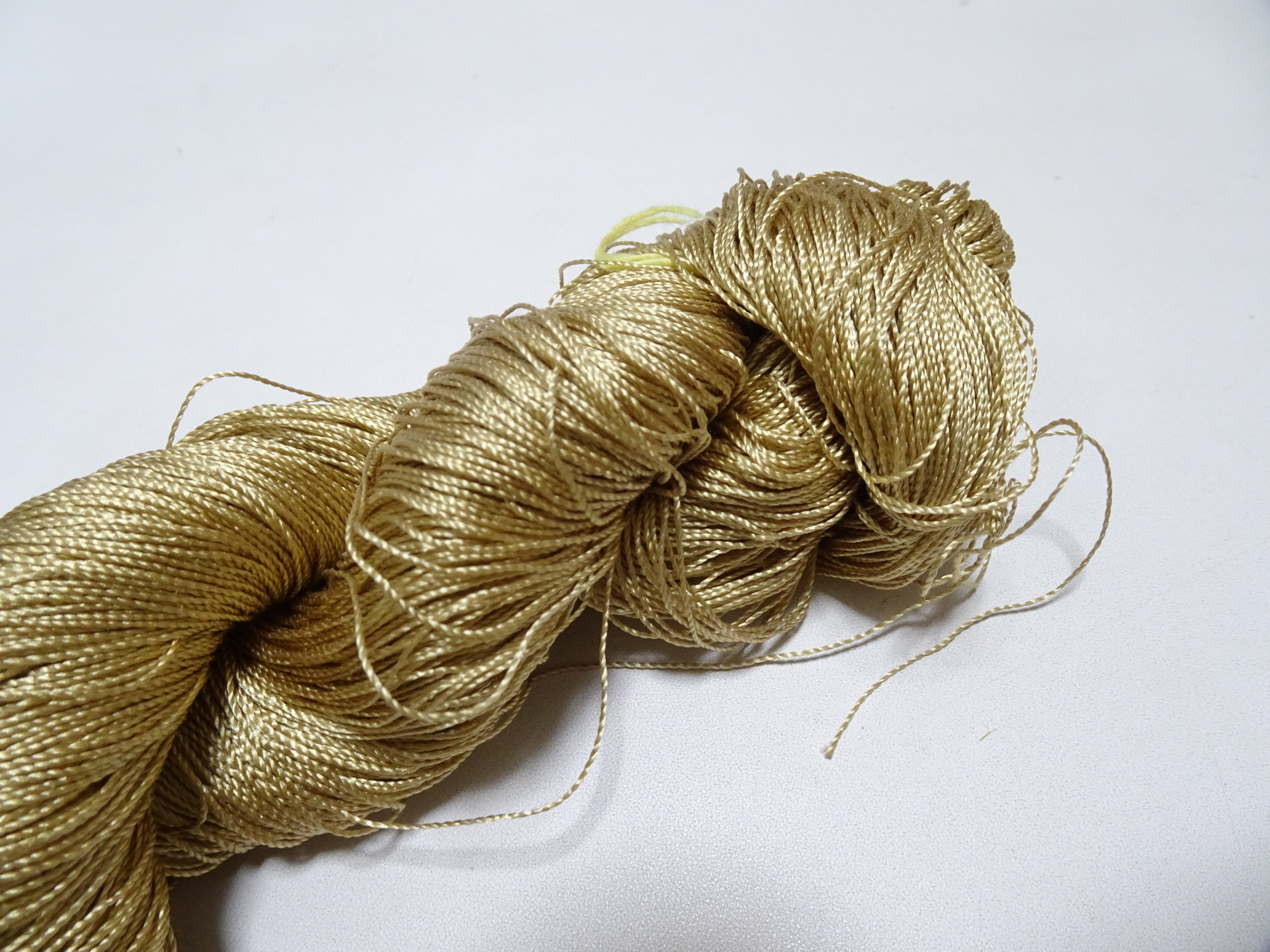 Japanese Vintage Twisted Silk Thread Embroidery & Weaving 17777