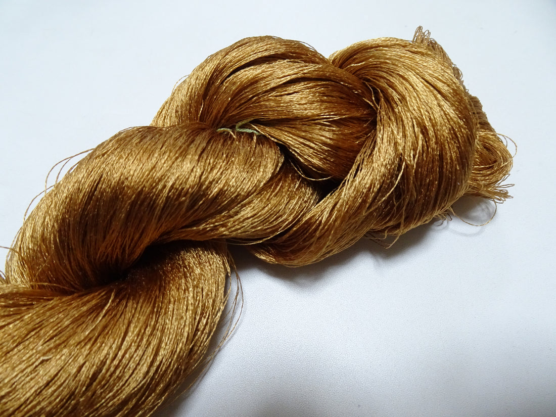 Japanese Vintage Twisted Silk Thread Embroidery 19916