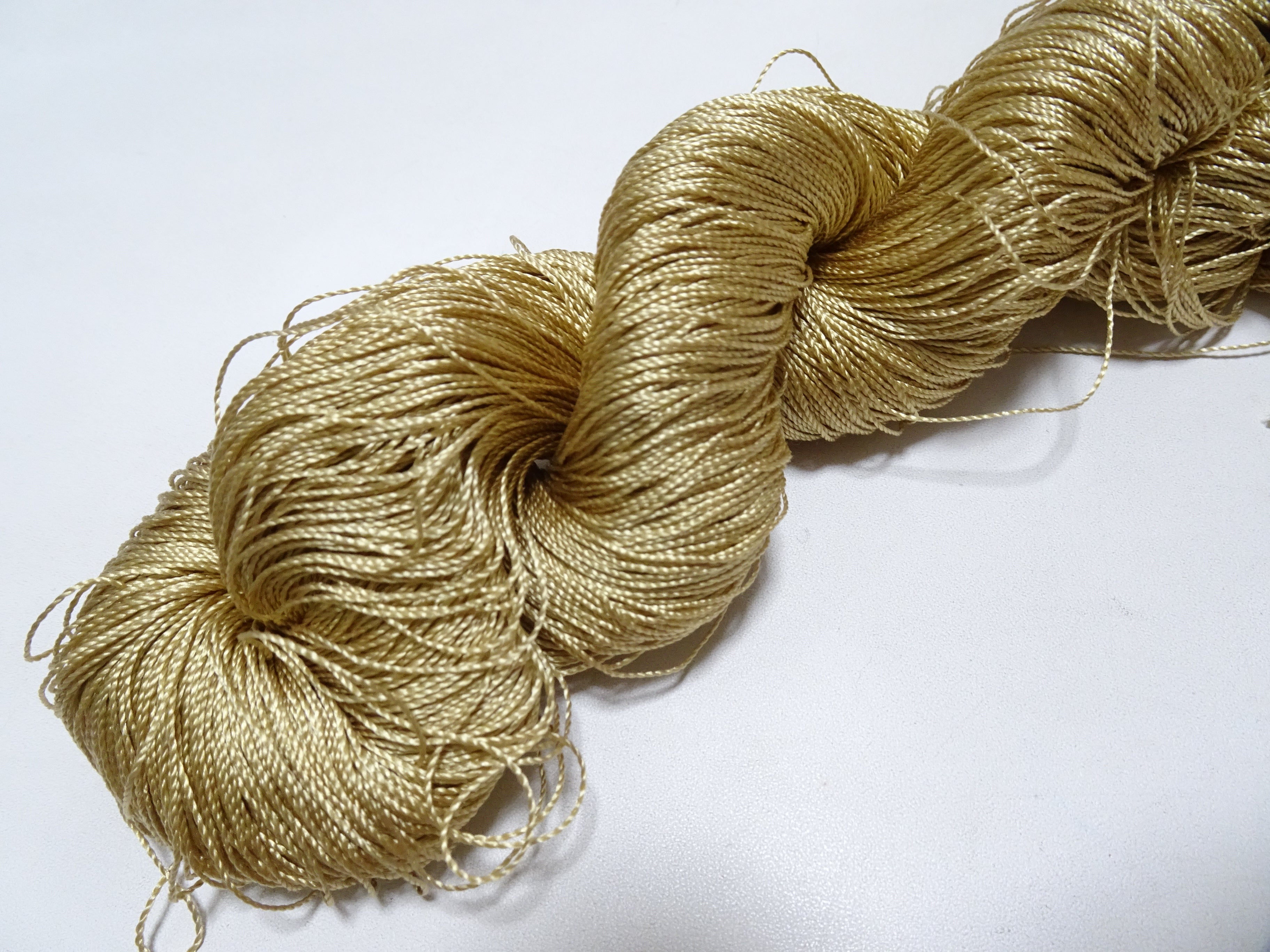 Japanese Vintage Twisted Silk Thread Embroidery & Weaving 17777