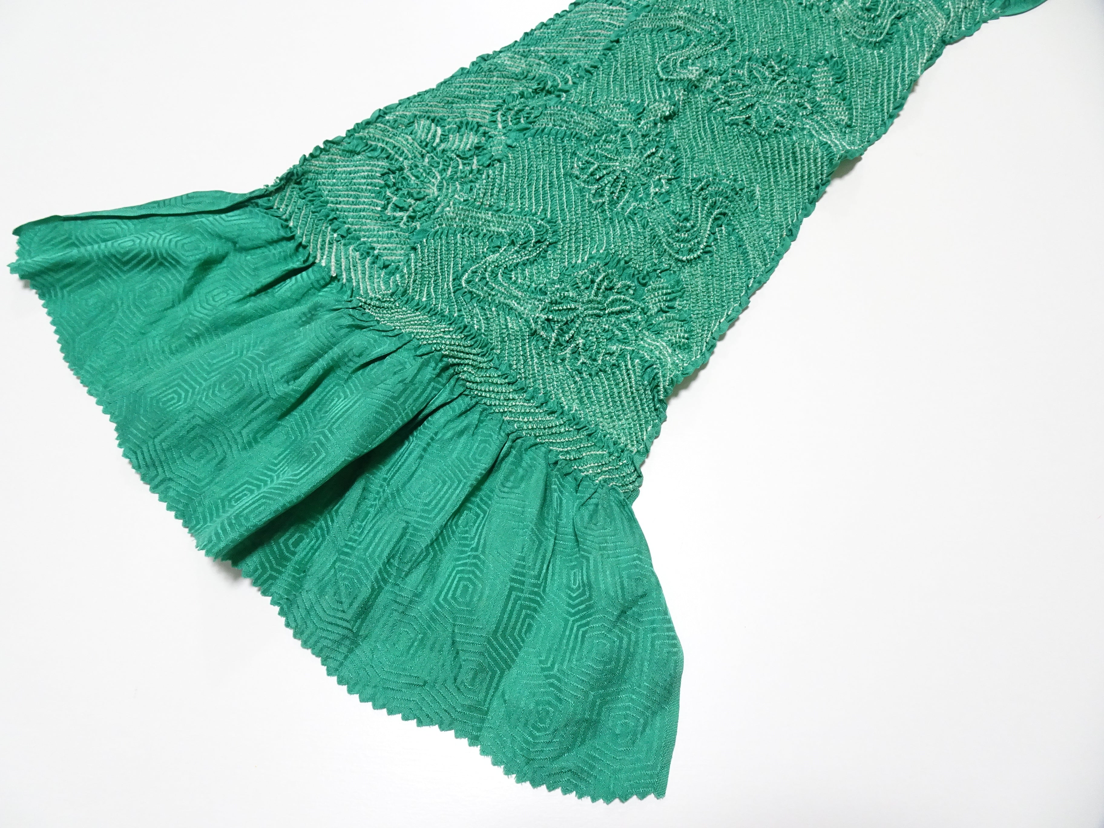 Japanese Kimono Silk Obi Age Shibori  18059