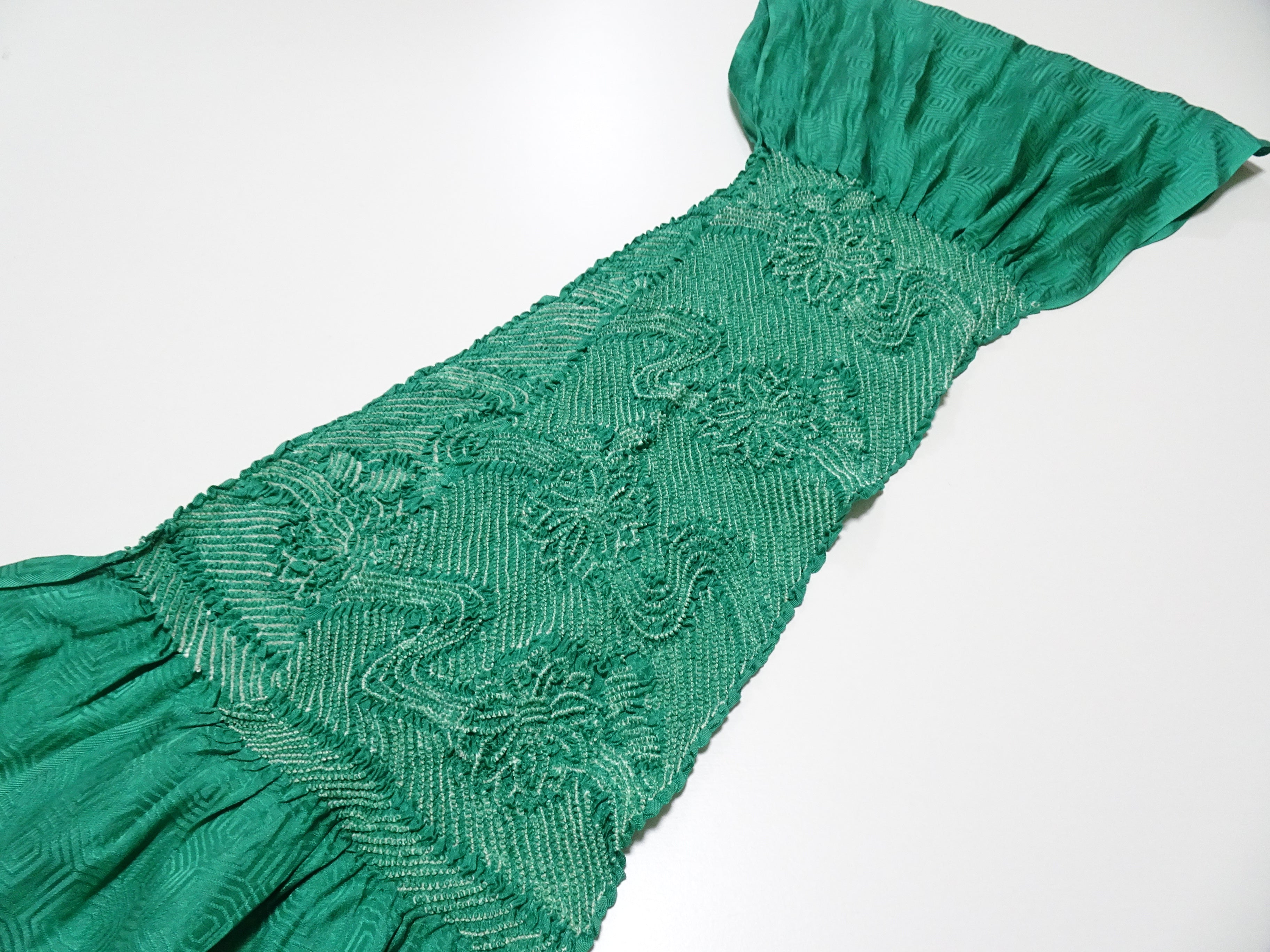 Japanese Kimono Silk Obi Age Shibori  18059