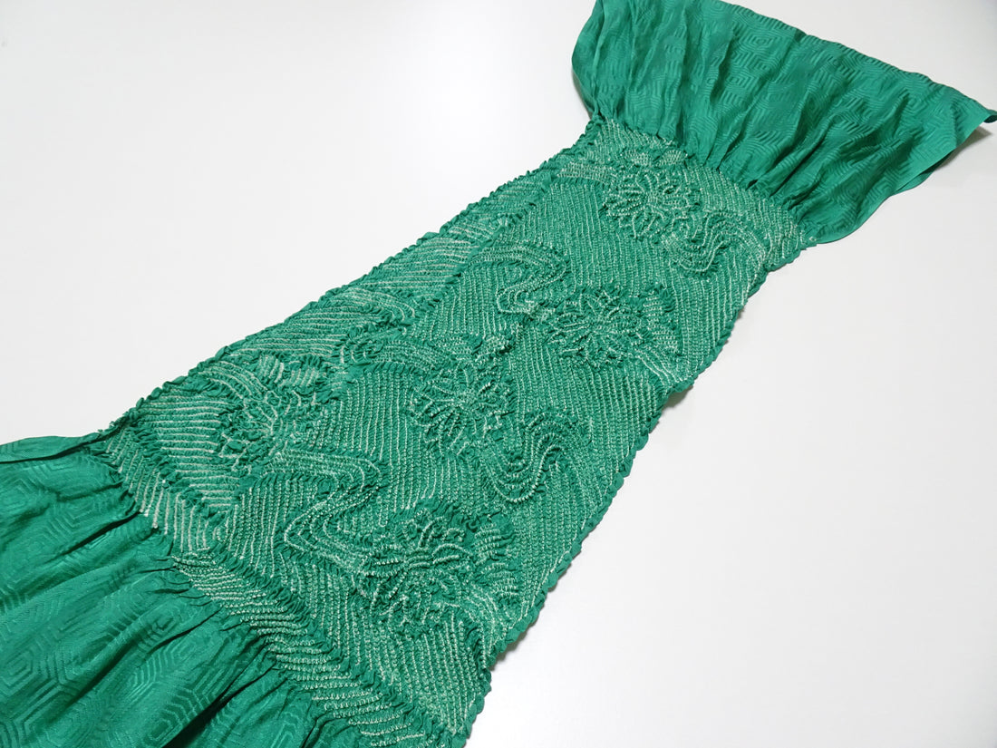 Japanese Kimono Silk Obi Age Shibori  18059