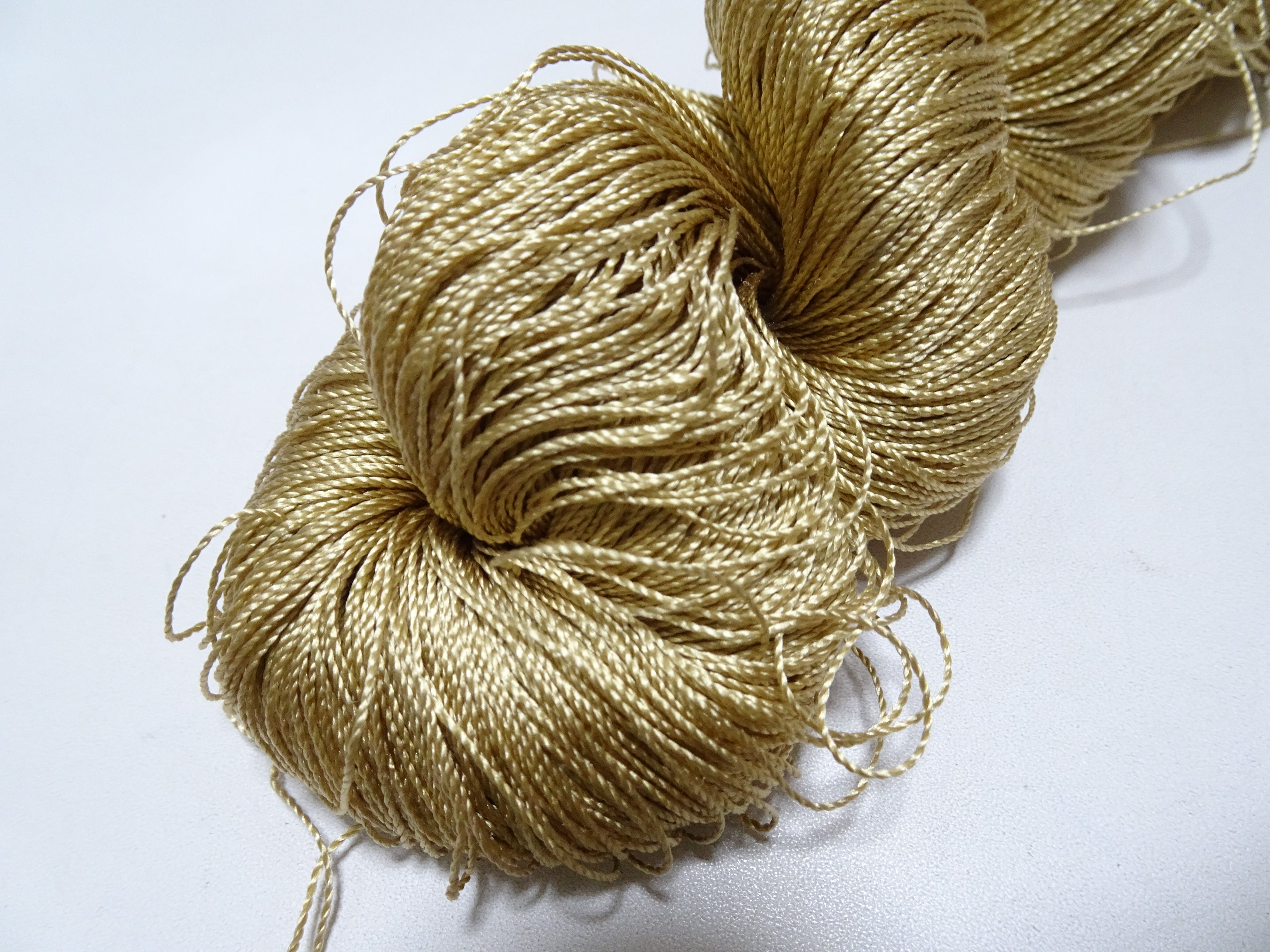 Japanese Vintage Twisted Silk Thread Embroidery & Weaving 17777