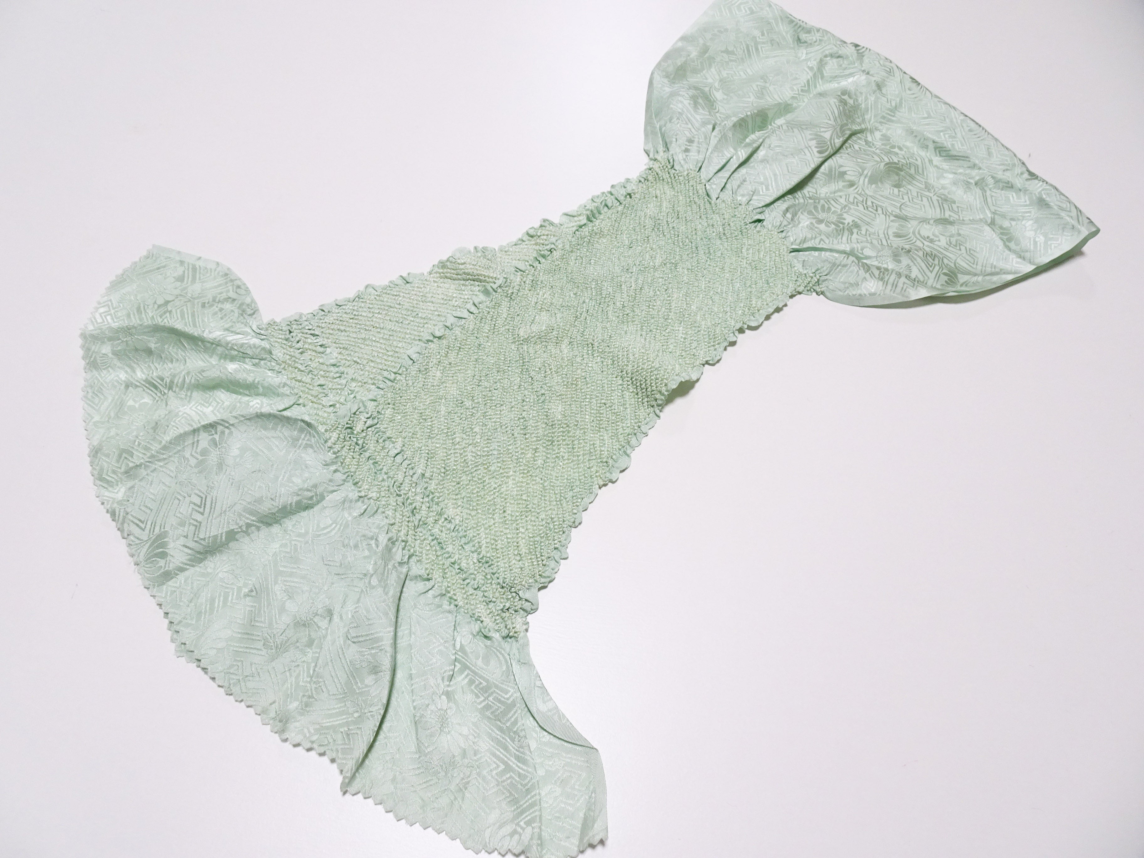 Japanese Kimono Silk Obi Age Shibori  18060