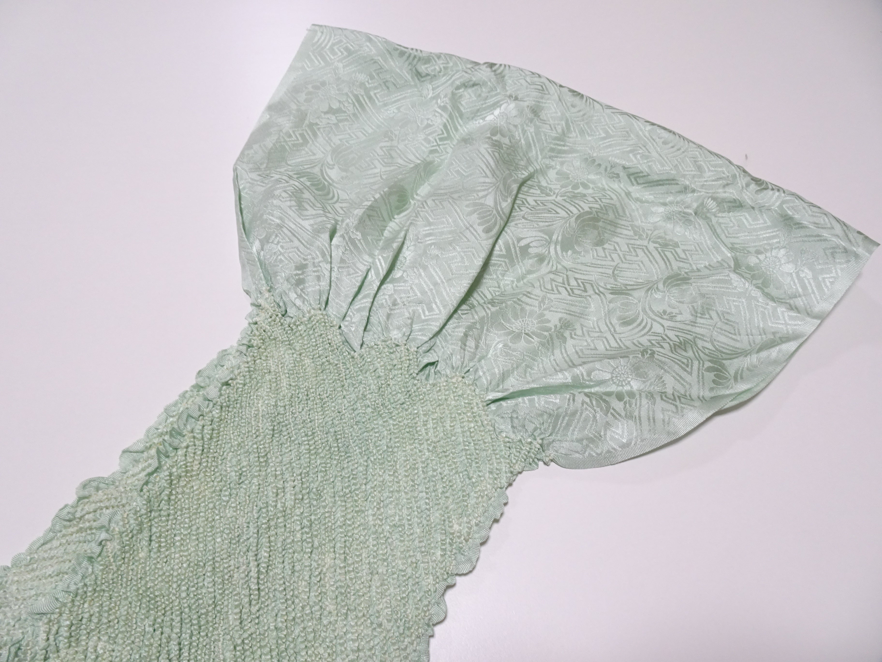 Japanese Kimono Silk Obi Age Shibori  18060