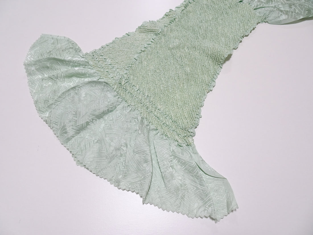 Japanese Kimono Silk Obi Age Shibori  18060