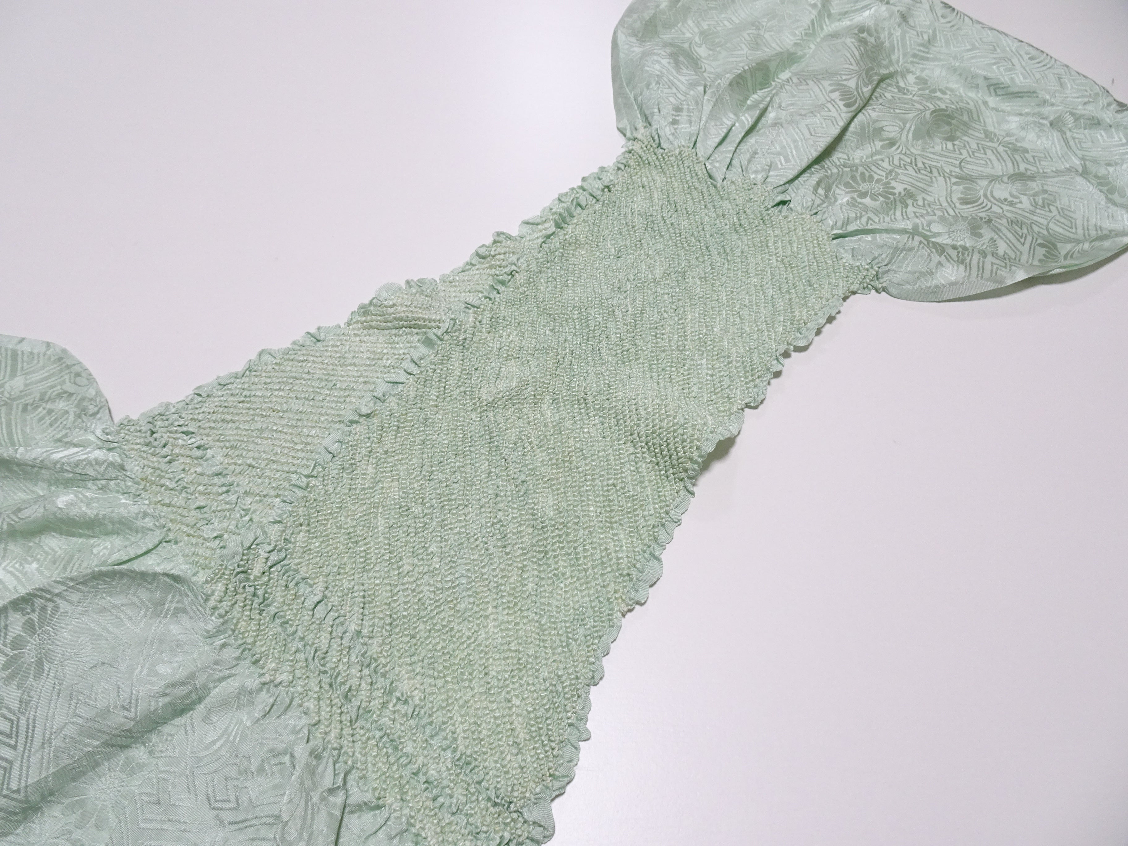 Japanese Kimono Silk Obi Age Shibori  18060