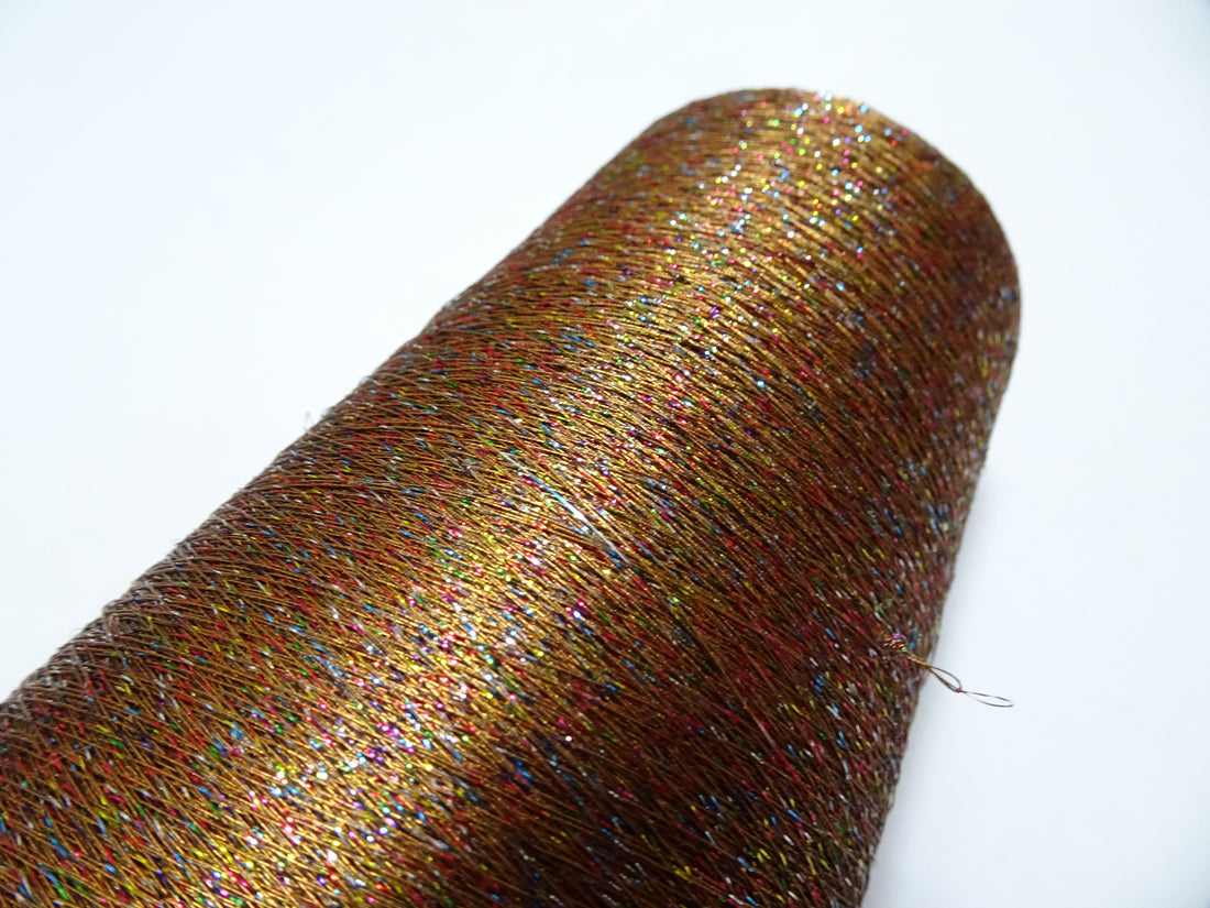 Super Special price! Japanese vintage metallic lame thread embroidery 5000M 9377