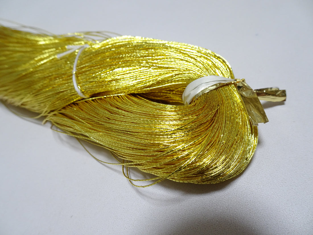 Special price!! Japanese Vintage Superb Gold Leaf Thread 55 embroidery 1000M 16738  0.40mm