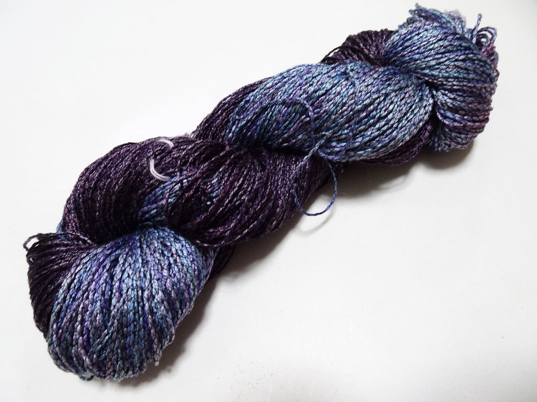 Japanese Tanaka Gen Silk – One-of-a-Kind Hand-Dyed Artistic Silk Thread, Rare Japanese Artisan Yarn, Limited Stock 16543