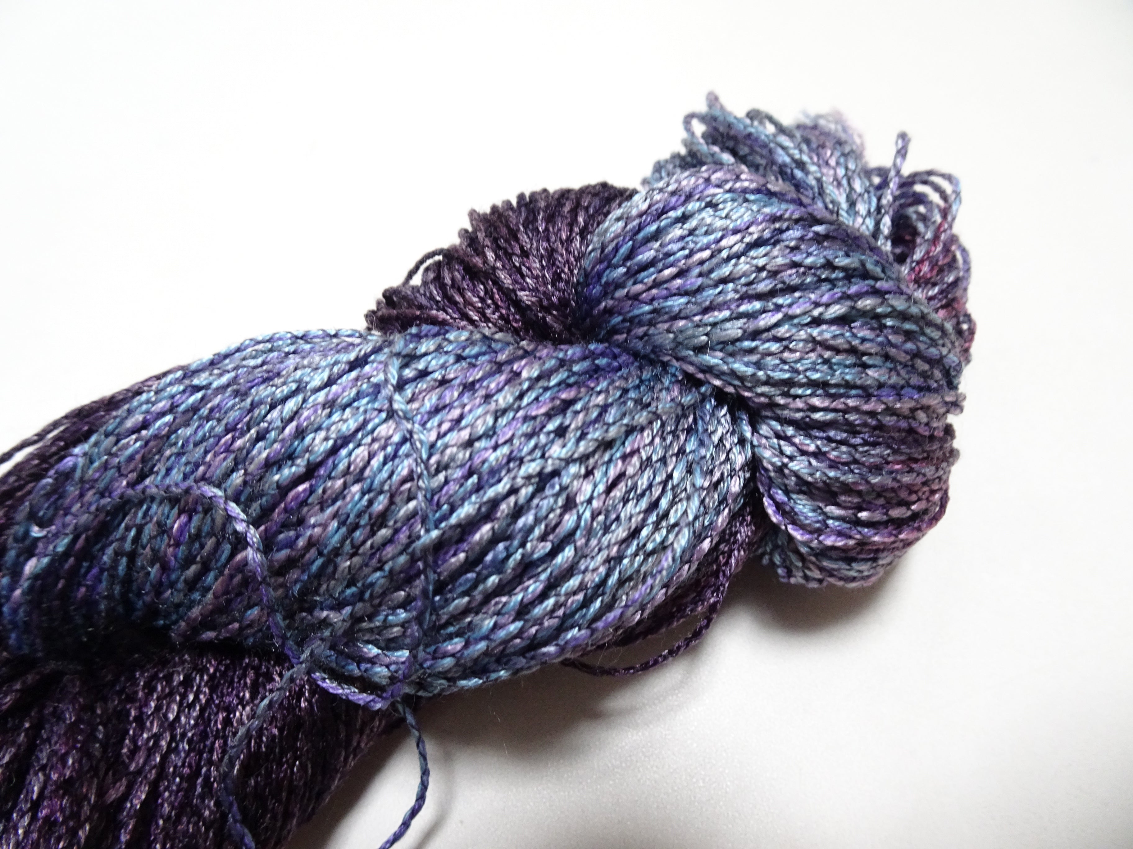 Japanese Tanaka Gen Silk – One-of-a-Kind Hand-Dyed Artistic Silk Thread, Rare Japanese Artisan Yarn, Limited Stock 16543