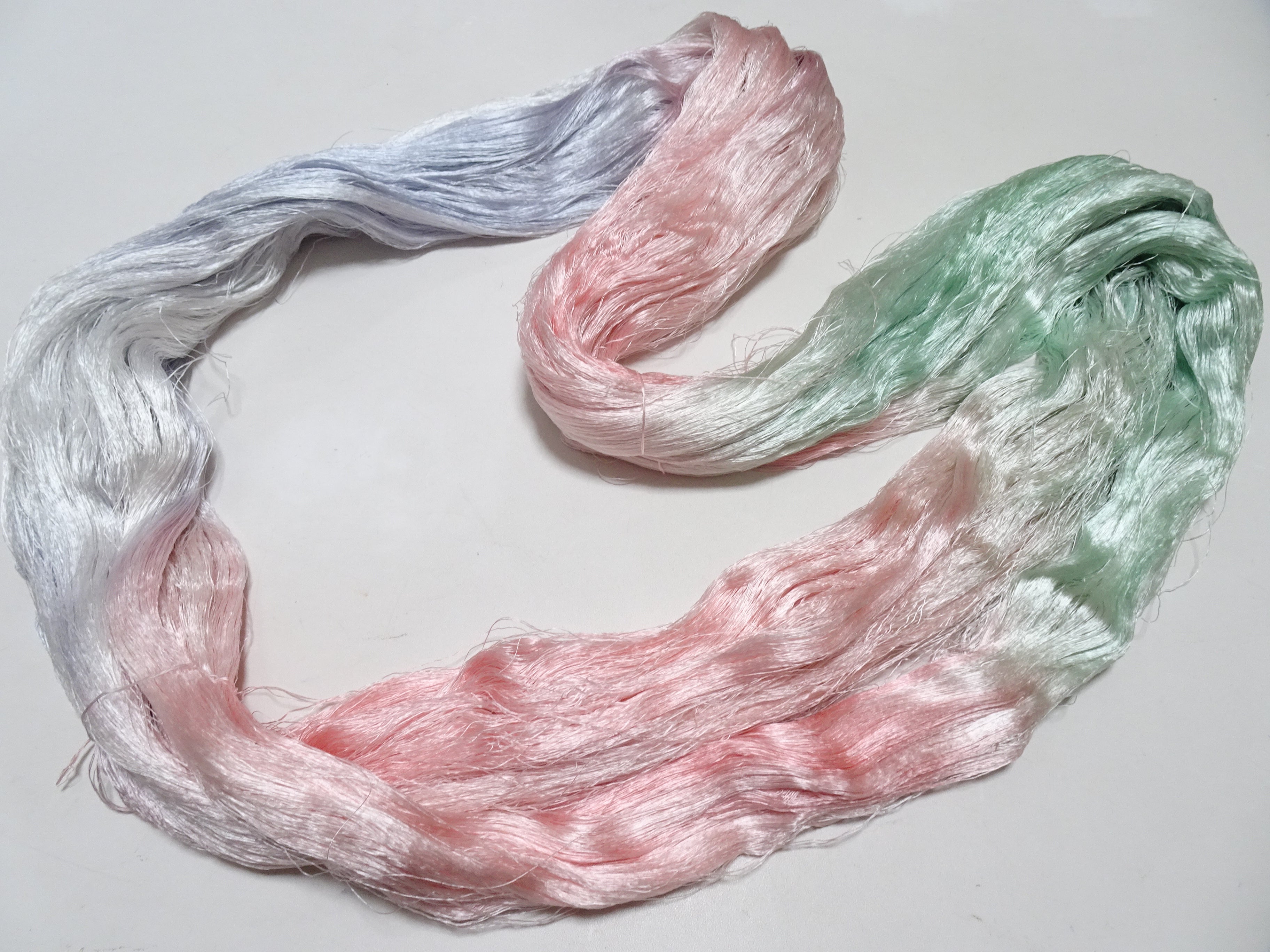 Japanese Vintage Loose Twisted Silk Thread Embroidery 17165