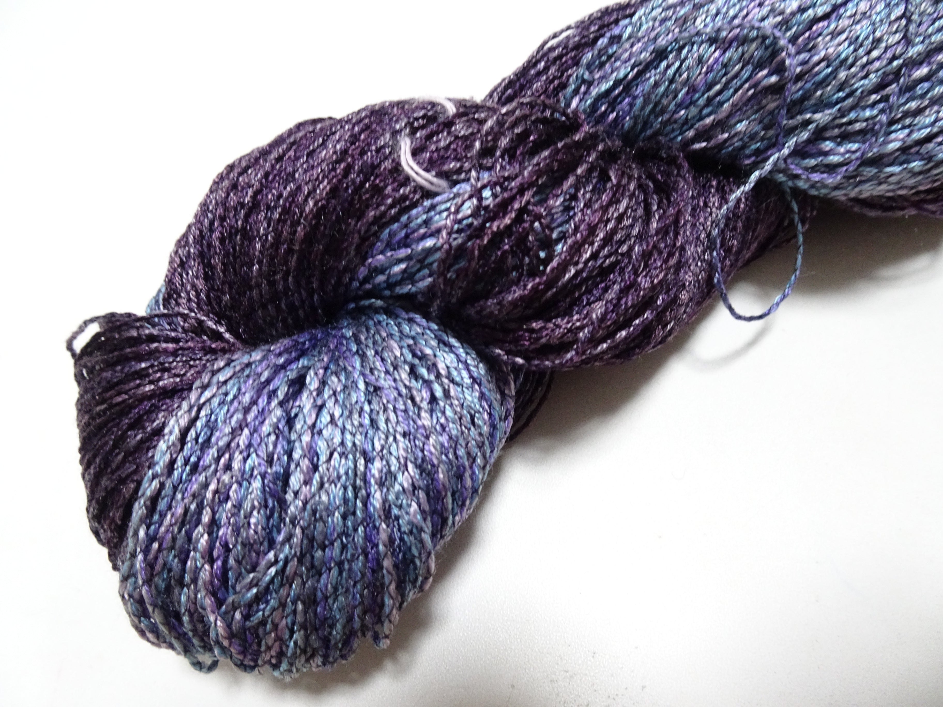Japanese Tanaka Gen Silk – One-of-a-Kind Hand-Dyed Artistic Silk Thread, Rare Japanese Artisan Yarn, Limited Stock 16543