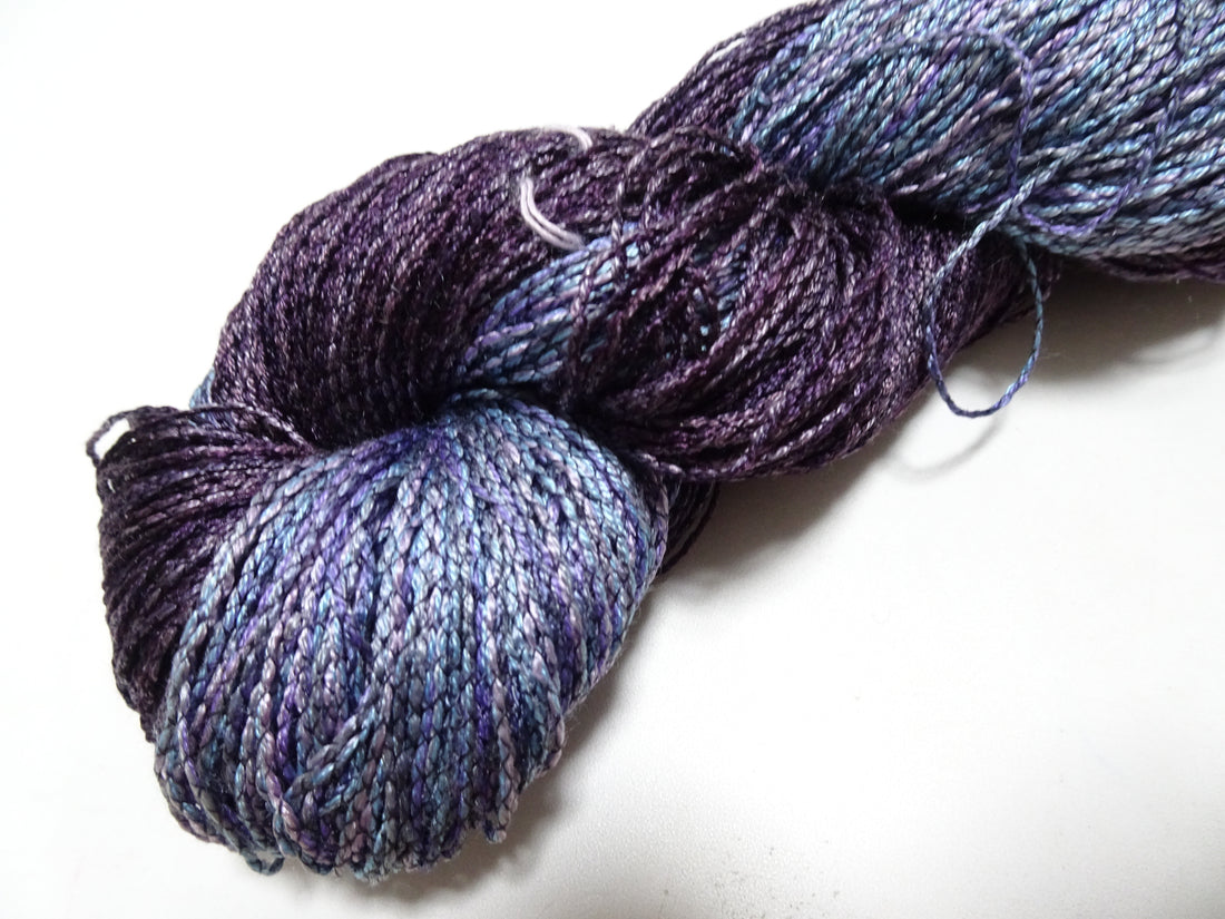 Japanese Tanaka Gen Silk – One-of-a-Kind Hand-Dyed Artistic Silk Thread, Rare Japanese Artisan Yarn, Limited Stock 16543