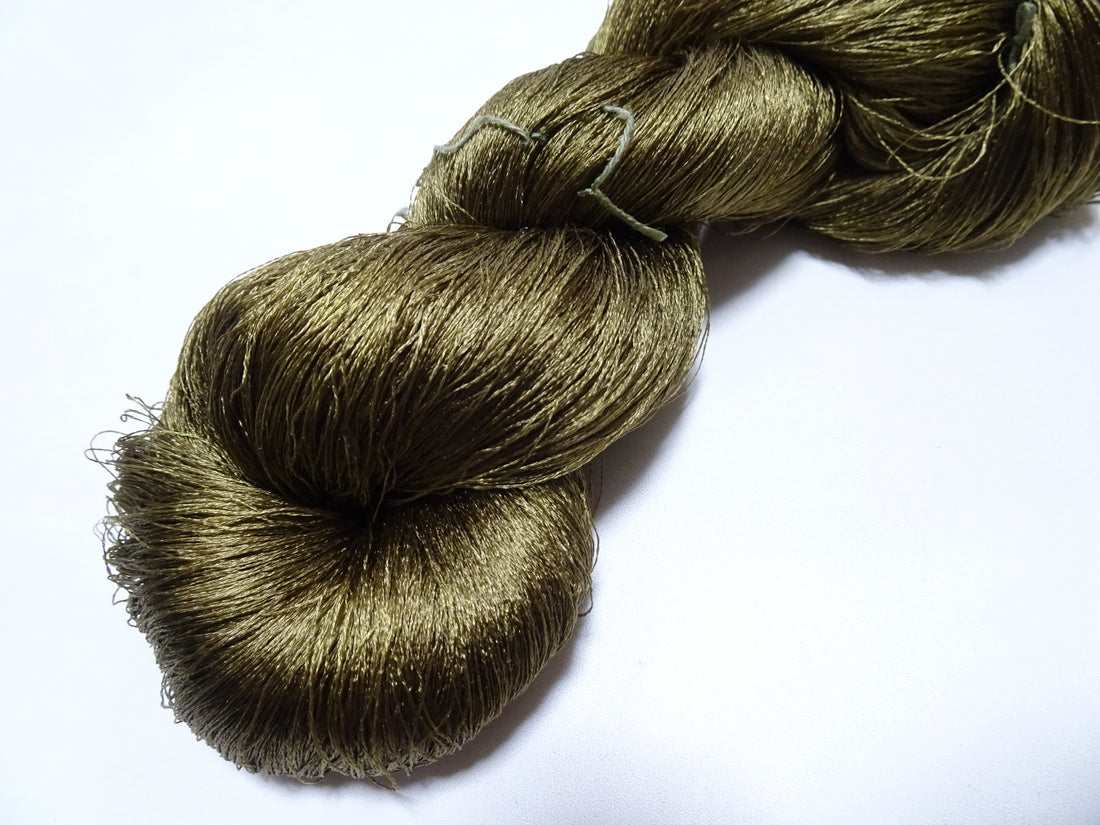 Japanese Vintage Twisted Silk Thread Embroidery 19918