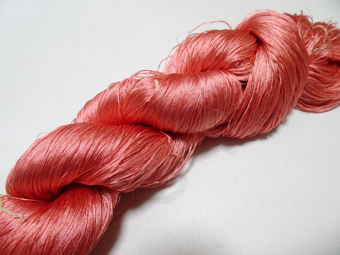 Japanese Vintage 6 Loose-Twist Silk Threads 19283