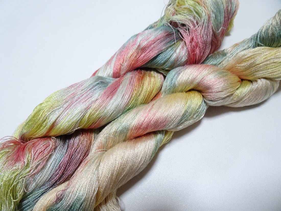 Japanese Vintage Twisted Silk Thread 2sets Embroidery 15075