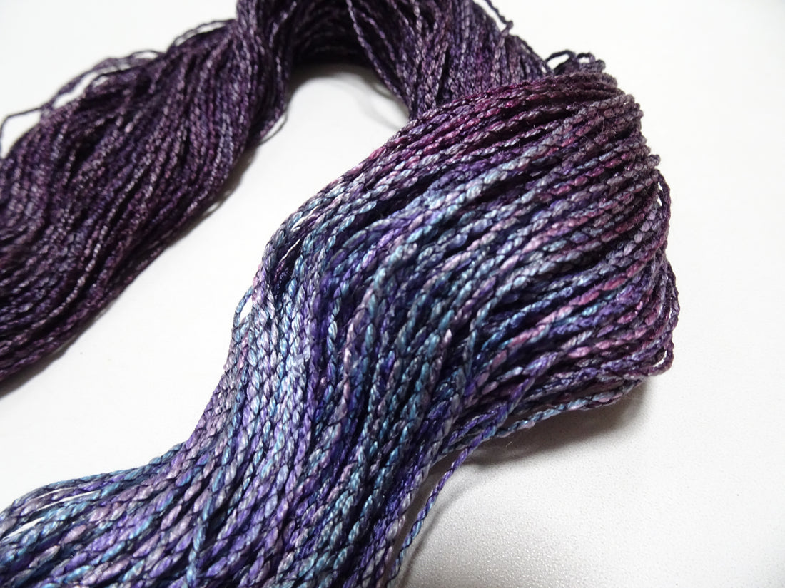 Japanese Tanaka Gen Silk – One-of-a-Kind Hand-Dyed Artistic Silk Thread, Rare Japanese Artisan Yarn, Limited Stock 16543