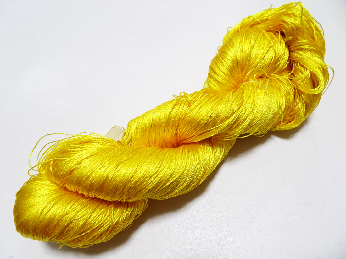 Japanese Vintage Twisted Silk Thread Embroidery 18347