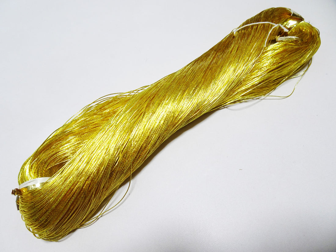 Special price!! Japanese Vintage Superb Gold Leaf Thread 75 embroidery 1000M 16740  0.50mm
