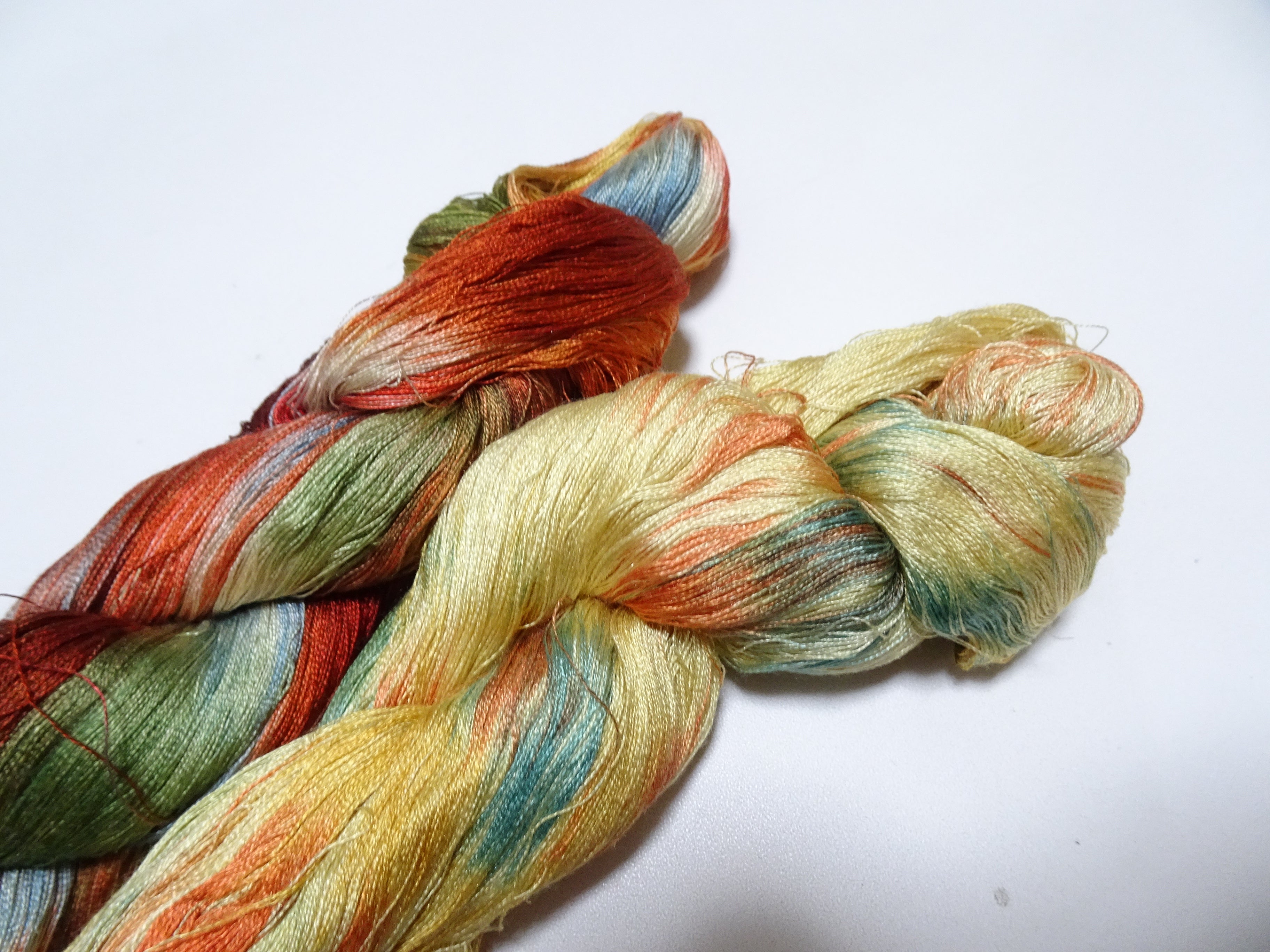 Japanese Vintage Twisted Silk Thread 2sets Embroidery 15076
