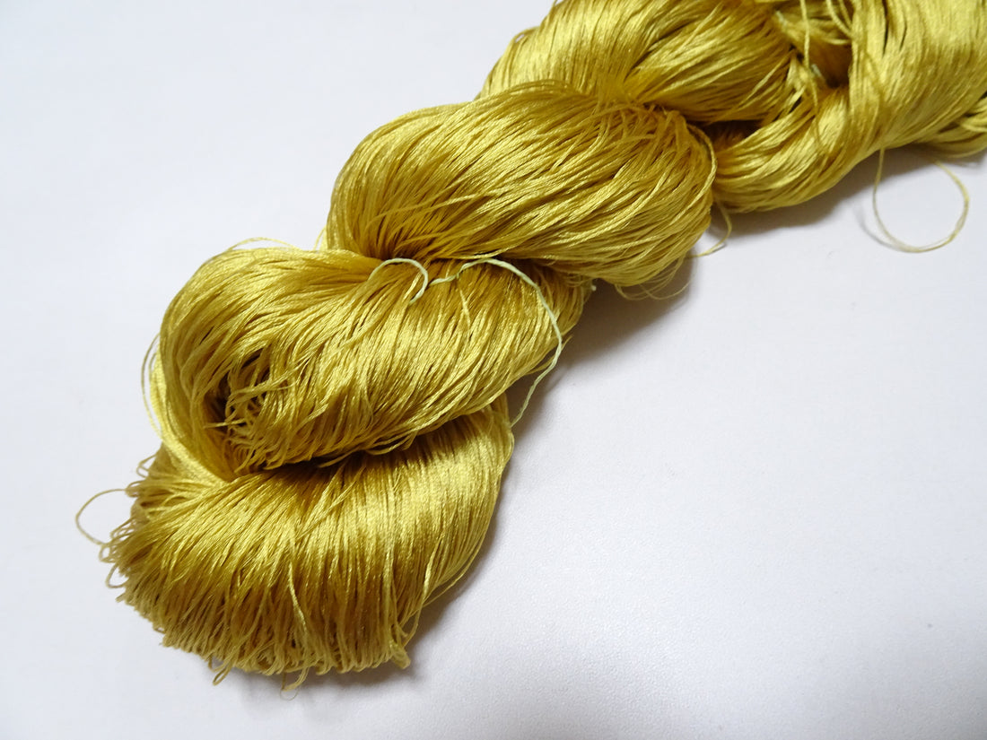Japanese Vintage 6 Loose-Twist Silk Threads 19284