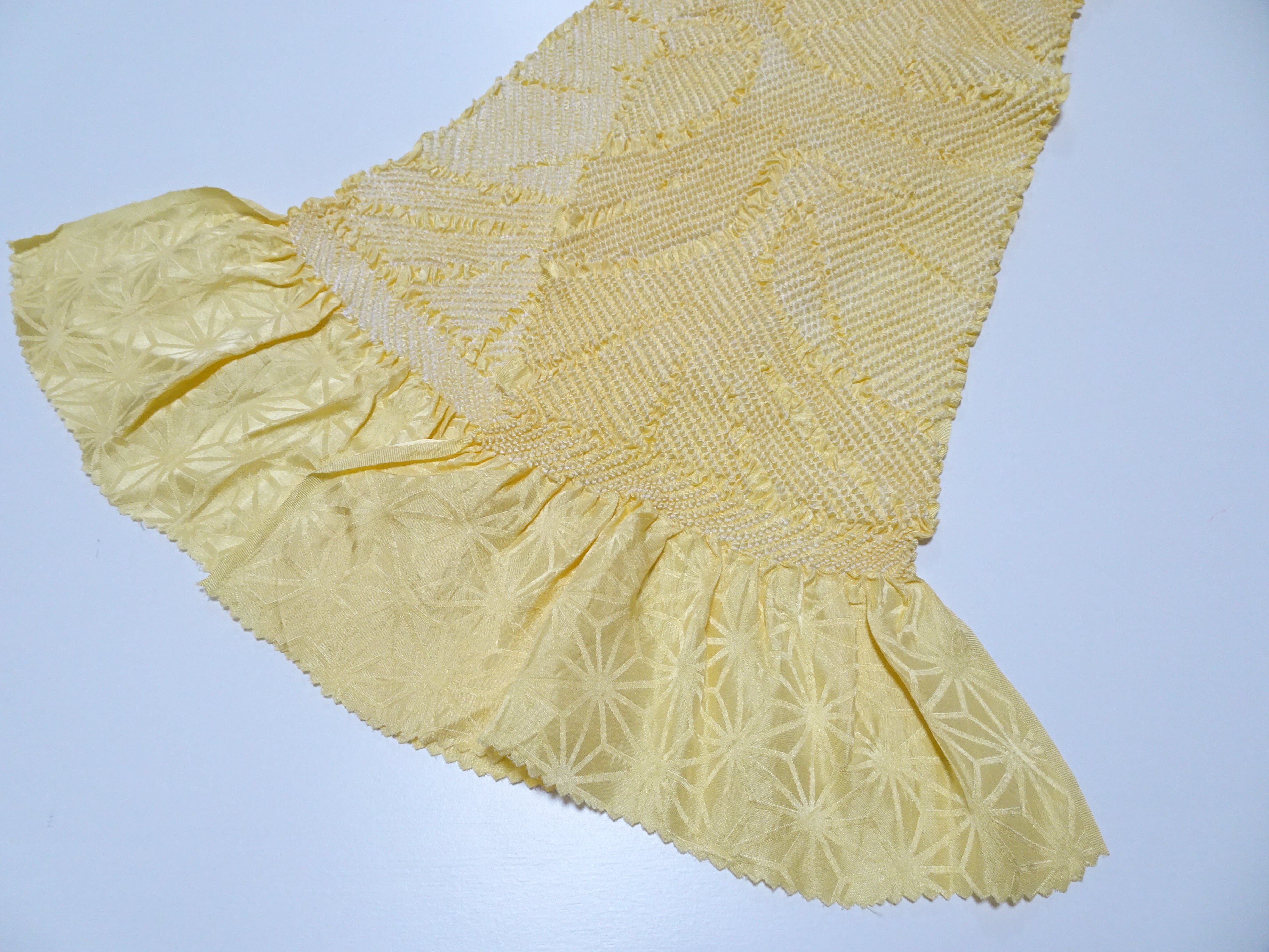 Japanese Kimono Silk Obi Age Shibori  18062