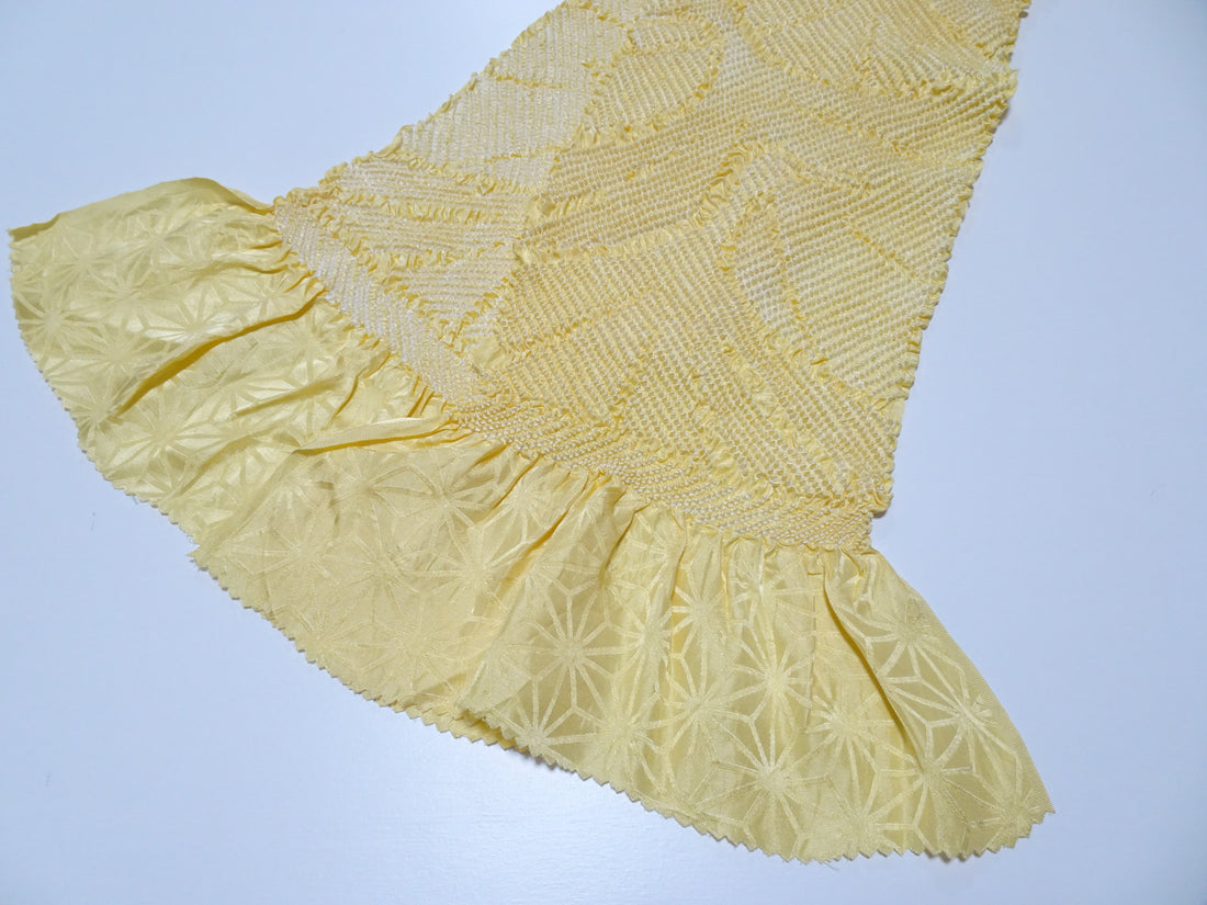 Japanese Kimono Silk Obi Age Shibori  18062