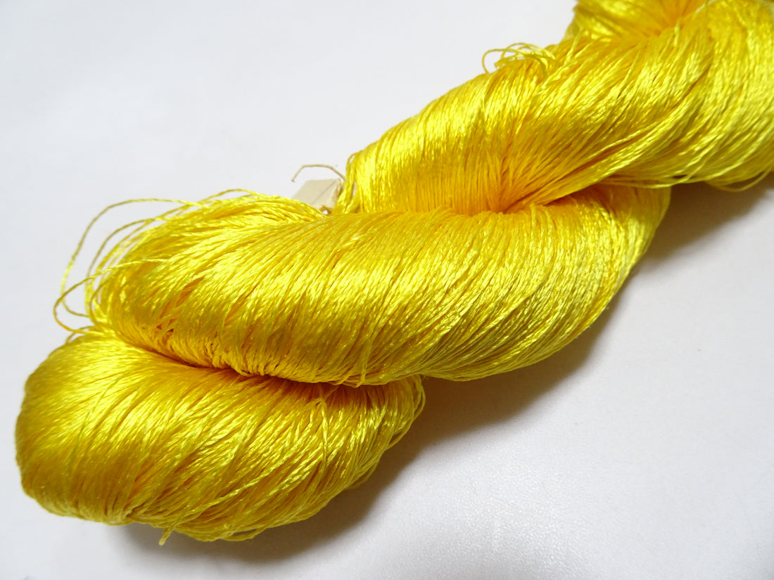 Japanese Vintage Twisted Silk Thread Embroidery 18347