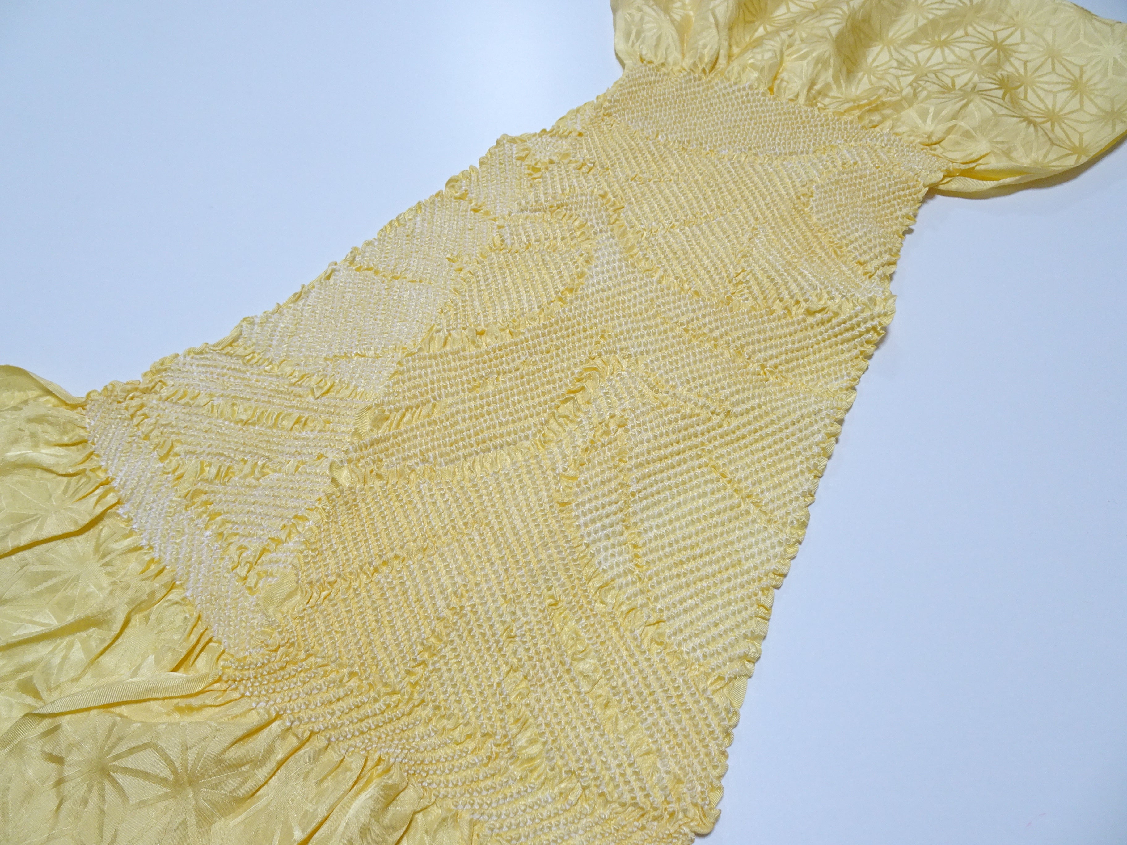 Japanese Kimono Silk Obi Age Shibori  18062