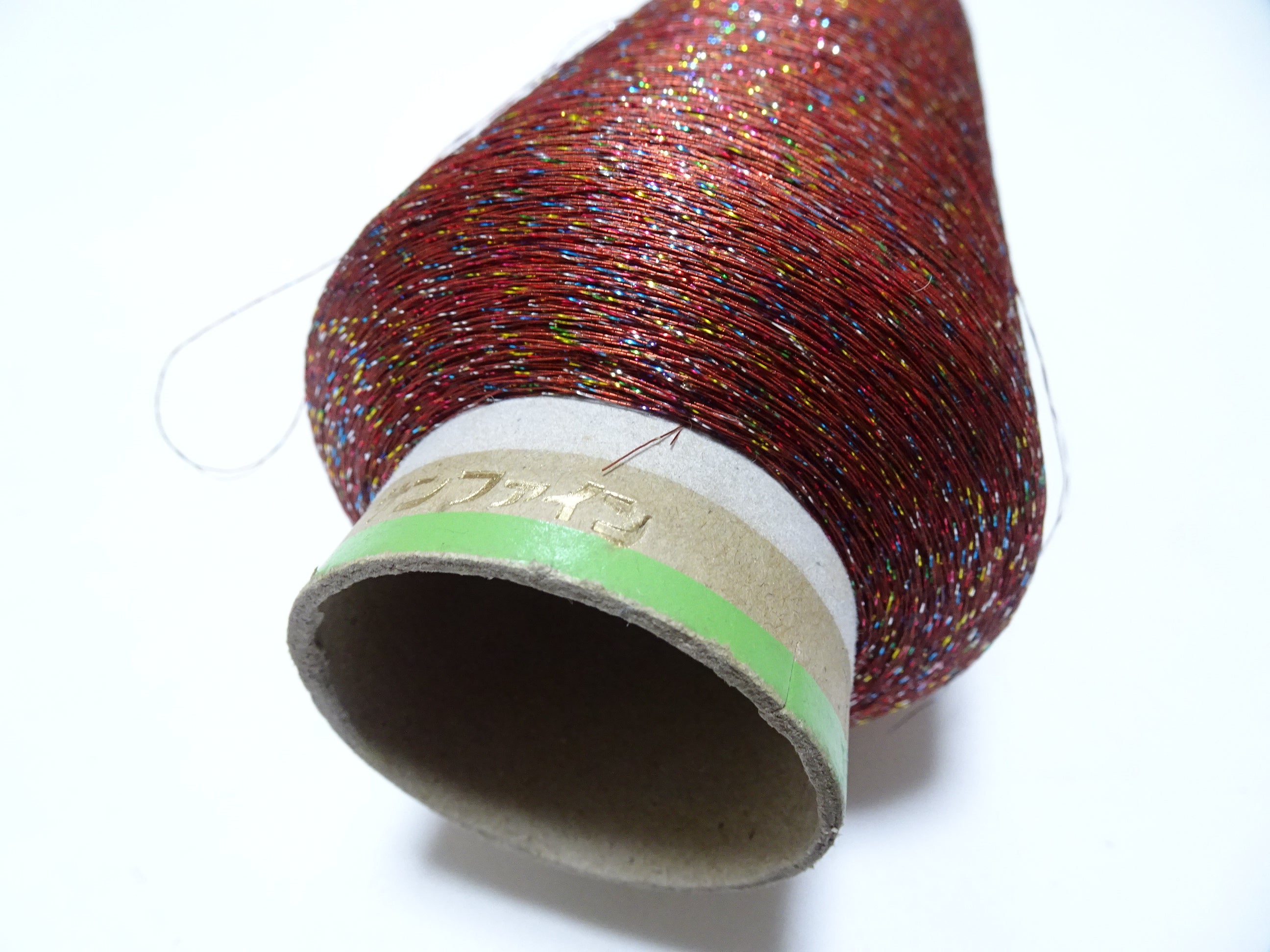 Super Special price! Japanese vintage metallic lame thread embroidery 5000M 9379