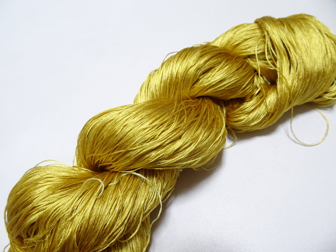 Japanese Vintage 6 Loose-Twist Silk Threads 19284