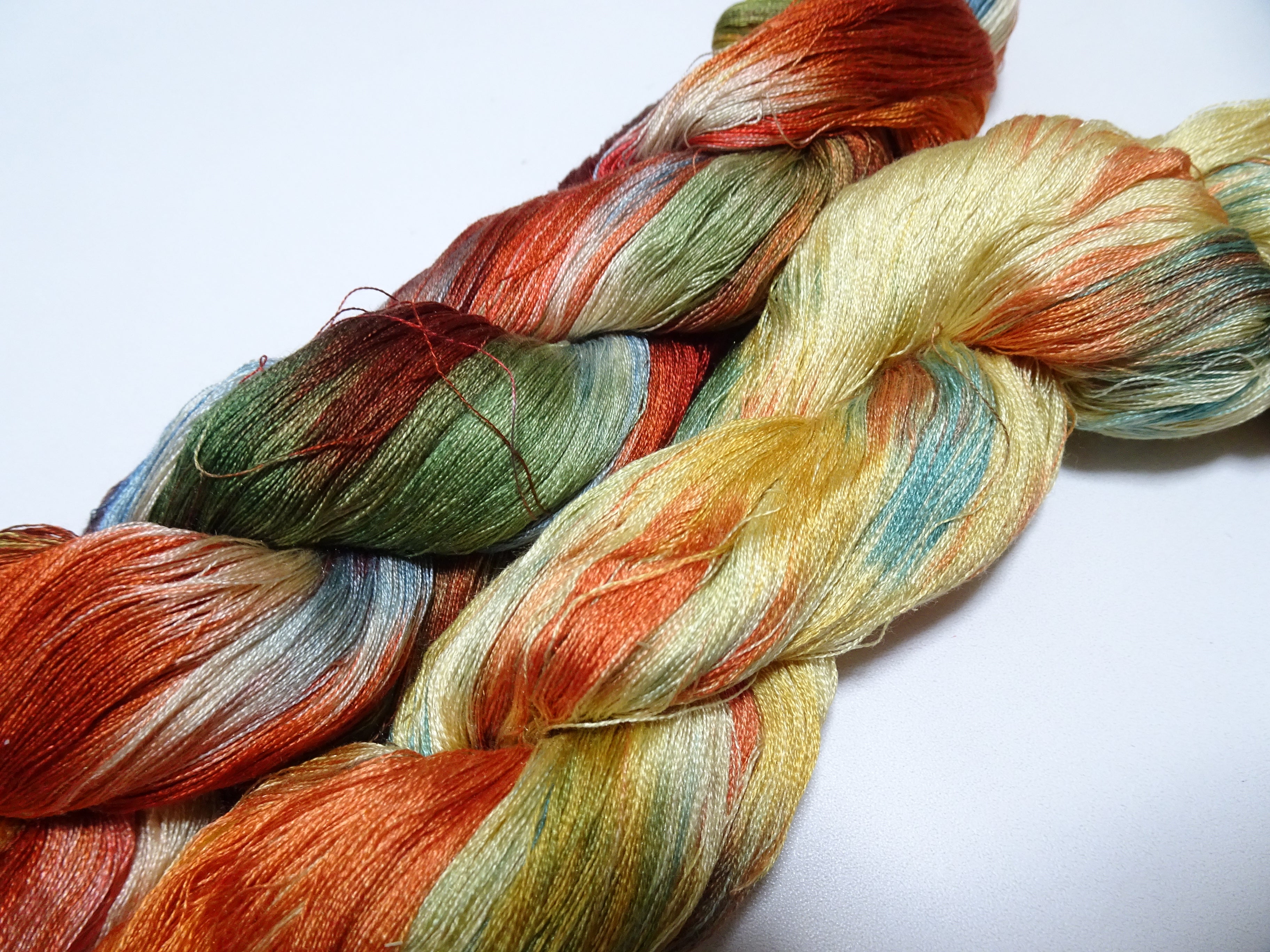Japanese Vintage Twisted Silk Thread 2sets Embroidery 15076
