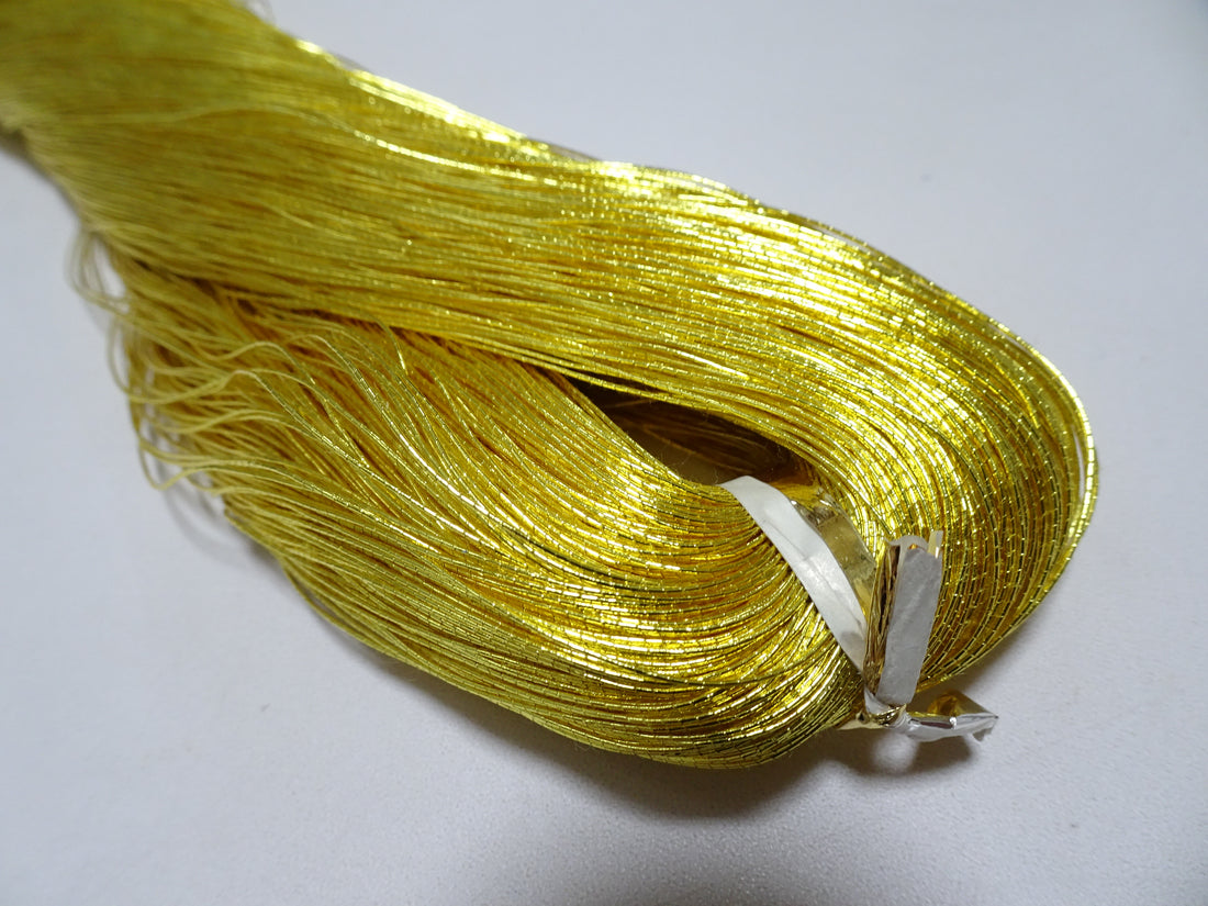 Special price!! Japanese Vintage Superb Gold Leaf Thread 75 embroidery 1000M 16740  0.50mm