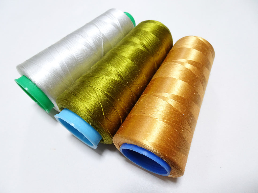 Special Price!! Japanese vintage silk thread 3sets Over 6000M embroidery 15233