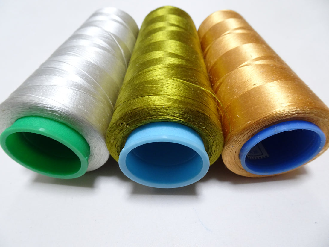 Special Price!! Japanese vintage silk thread 3sets Over 6000M embroidery 15233