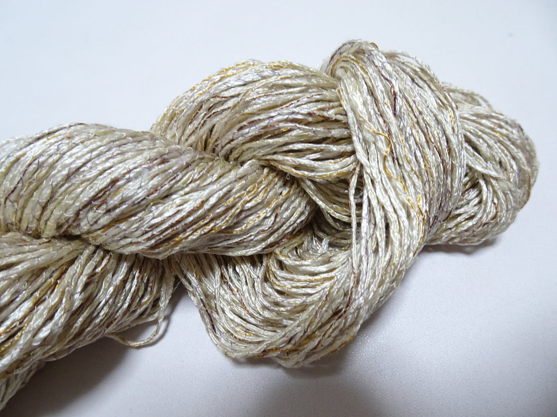 Japanese Tanaka Gen Silk – One-of-a-Kind Hand-Dyed Artistic Silk Thread, Rare Japanese Artisan Yarn, Limited Stock 16545
