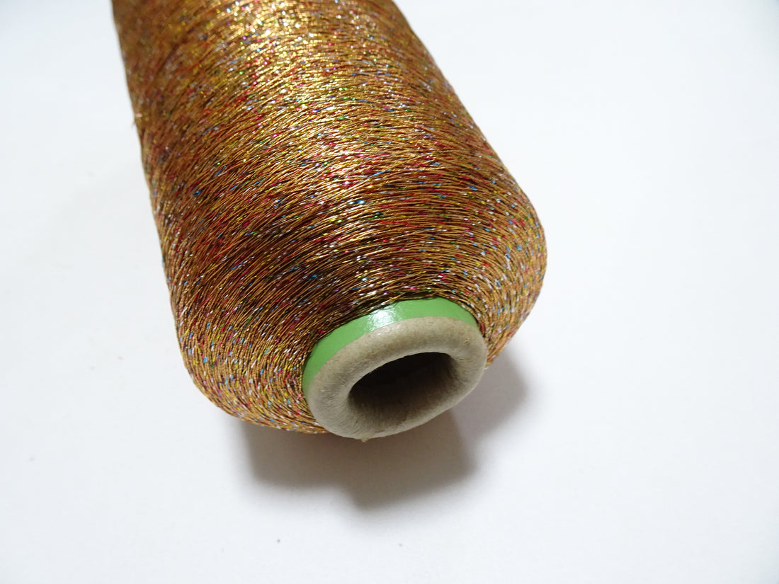 Super Special price! Japanese vintage metallic lame thread embroidery 5000M 9380