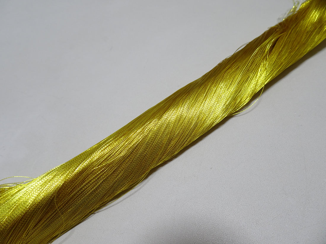 Special price!! Japanese Vintage Superb Gold Leaf Thread 2.5 Ougon embroidery 1000M 16740  0.27mm