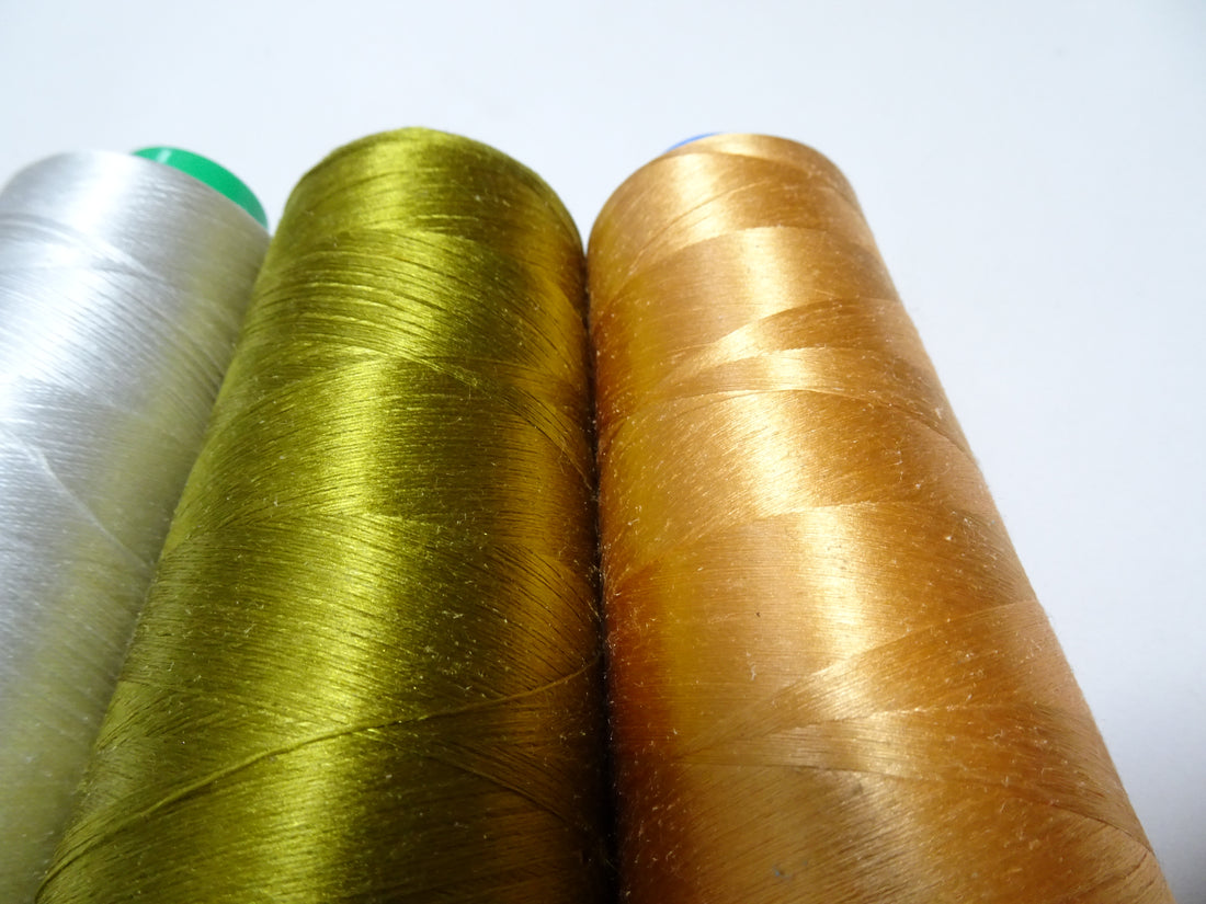 Special Price!! Japanese vintage silk thread 3sets Over 6000M embroidery 15233