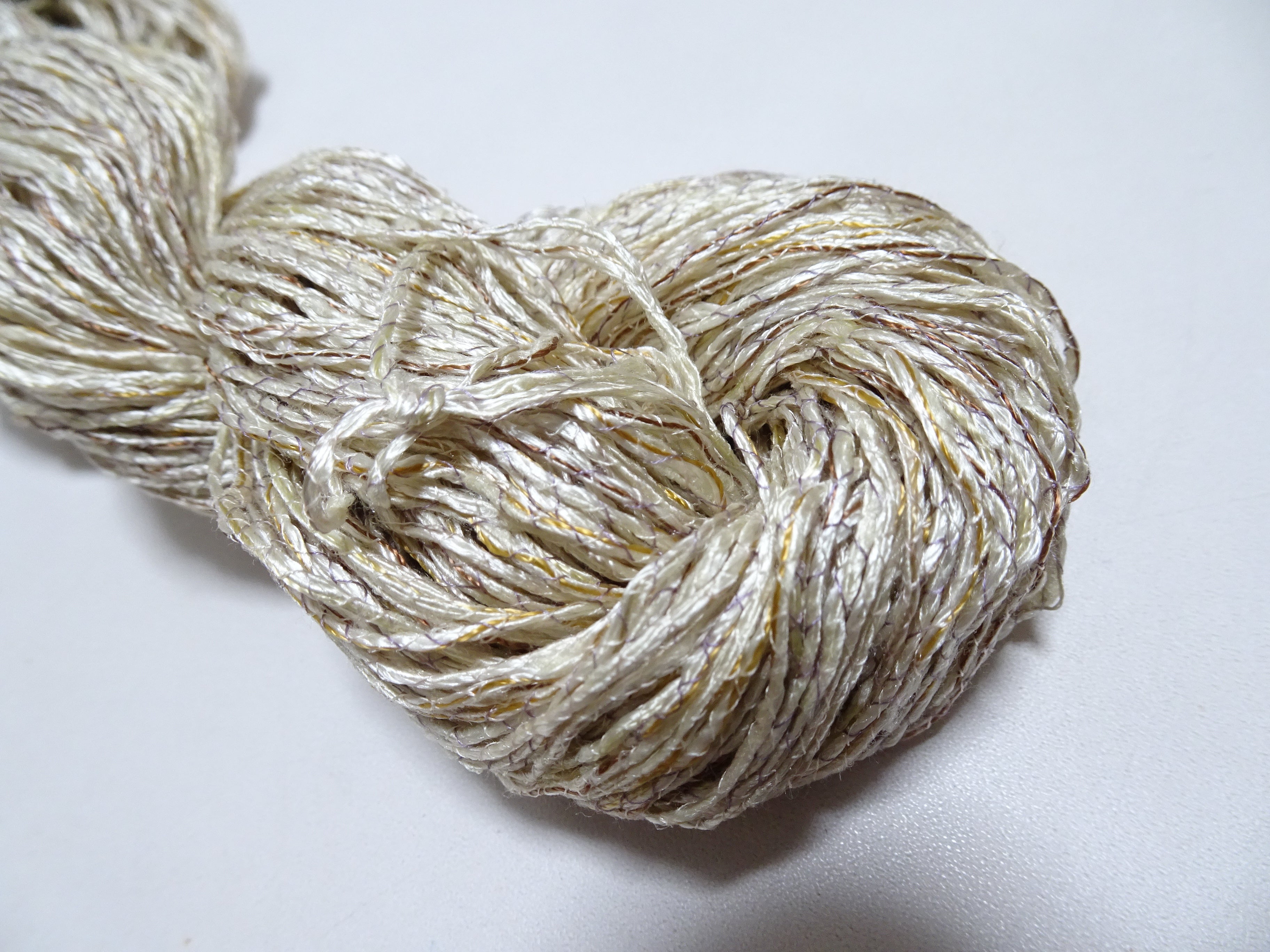 Japanese Tanaka Gen Silk – One-of-a-Kind Hand-Dyed Artistic Silk Thread, Rare Japanese Artisan Yarn, Limited Stock 16545