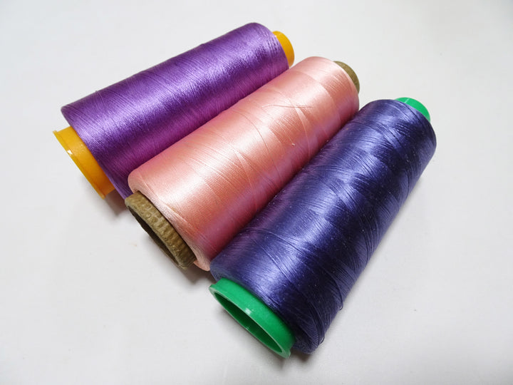 Special Price!! Japanese vintage silk thread 3sets Over 6000M embroidery 15234