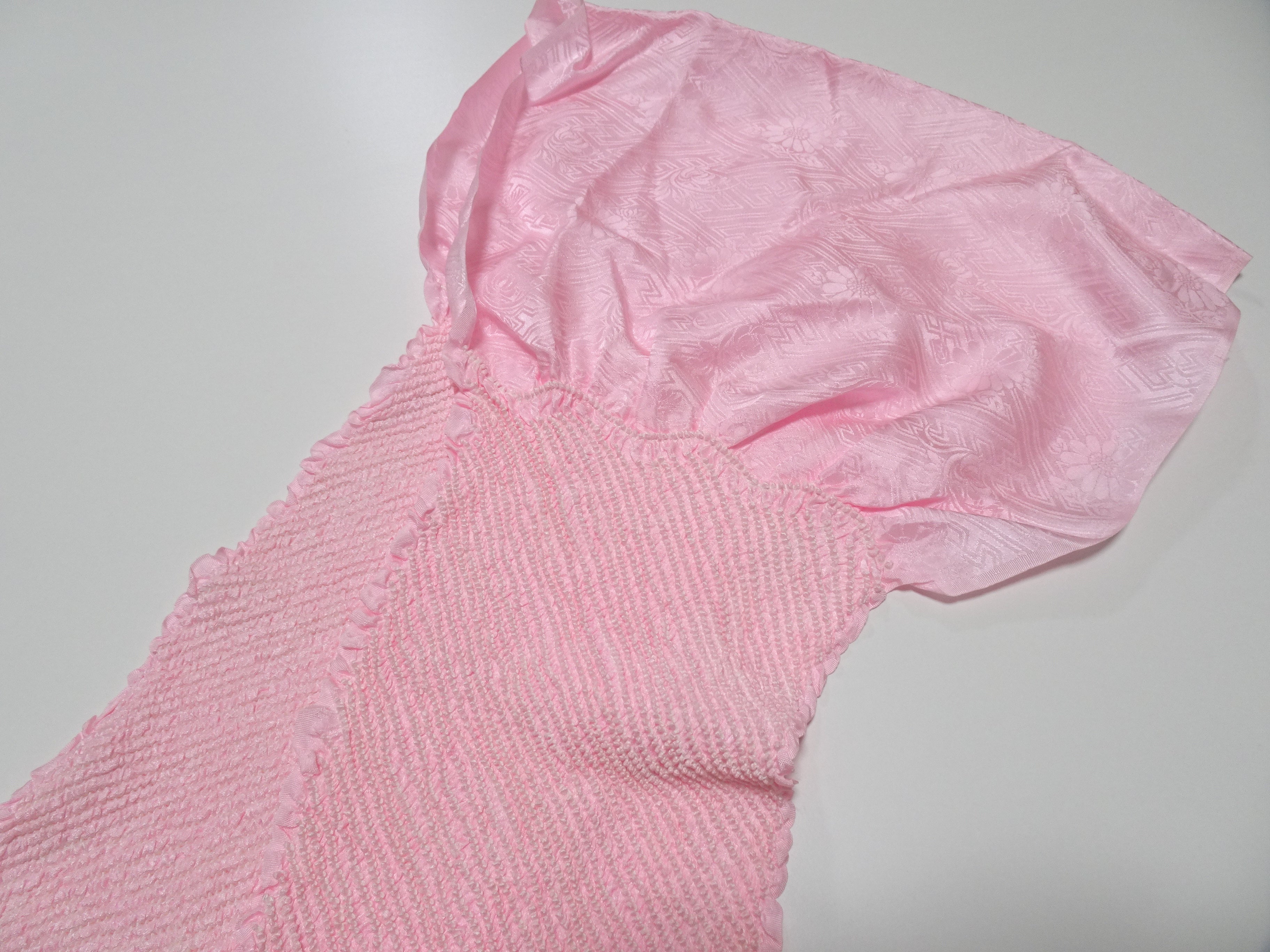 Japanese Kimono Silk Obi Age Shibori  18064