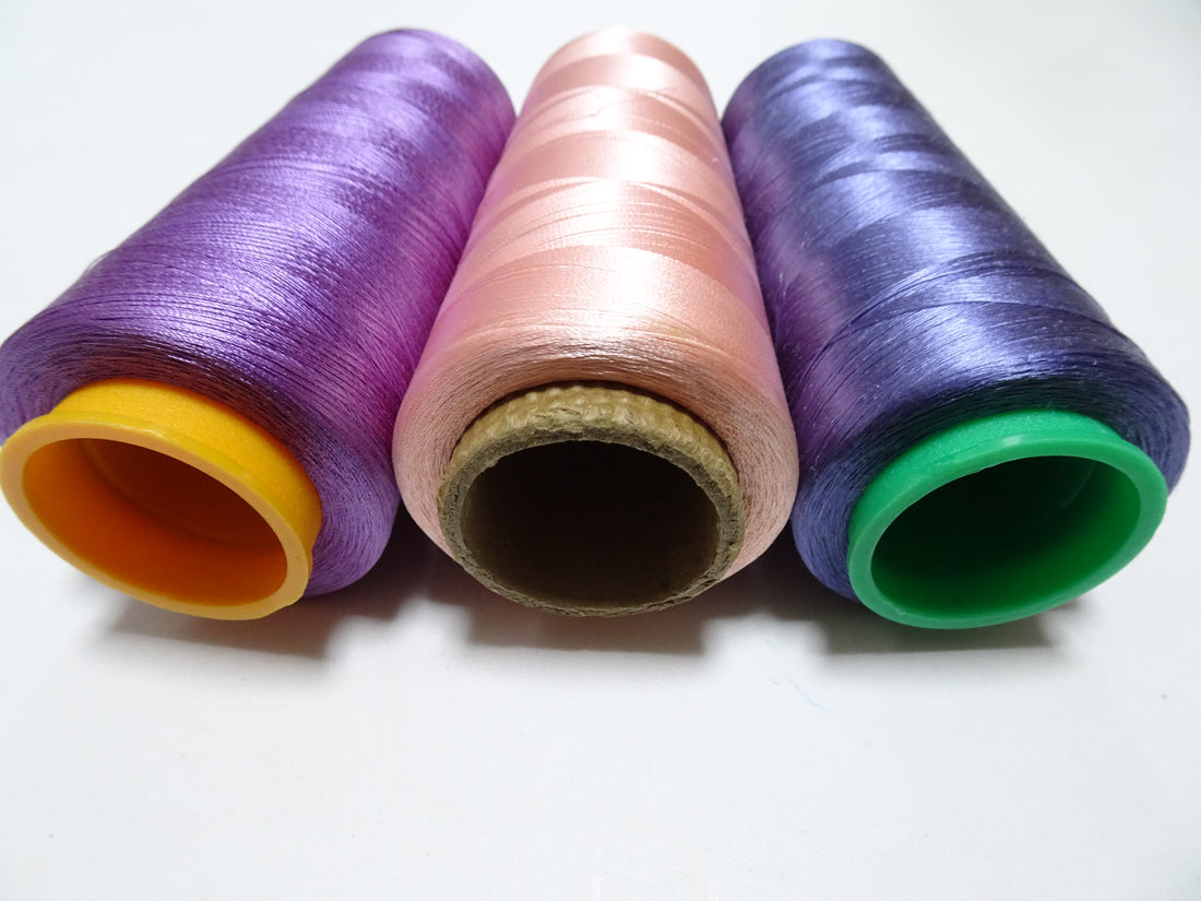 Special Price!! Japanese vintage silk thread 3sets Over 6000M embroidery 15234