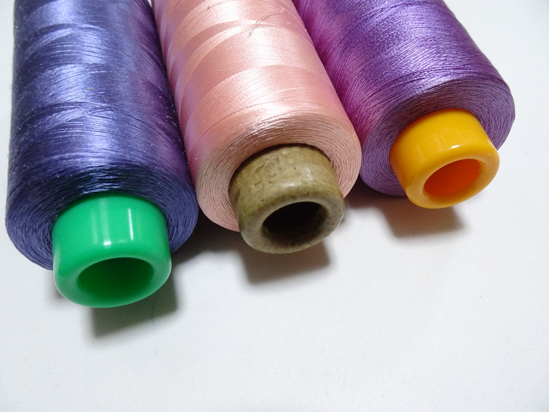 Special Price!! Japanese vintage silk thread 3sets Over 6000M embroidery 15234