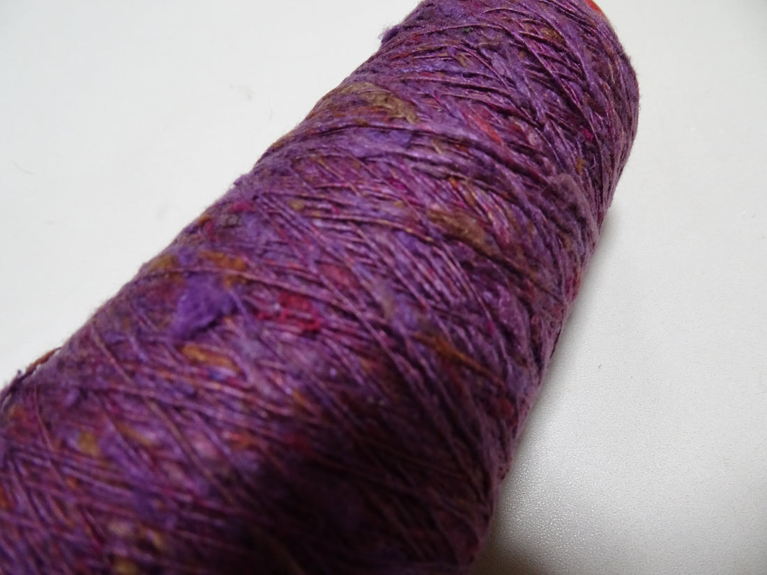 Japanese Tanaka Gen Silk – One-of-a-Kind Hand-Dyed Artistic Silk Thread, Rare Japanese Artisan Yarn, Limited Stock 16657