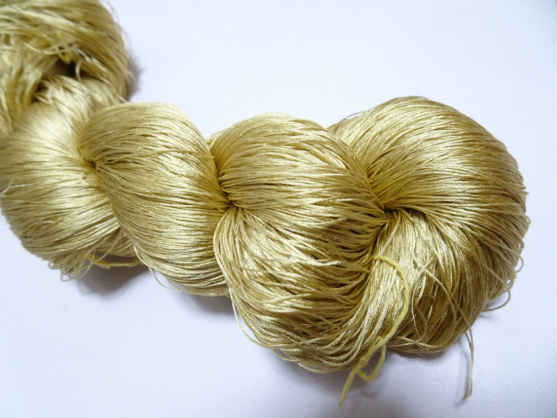 Japanese Vintage 6 Loose-Twist Silk Threads 19286