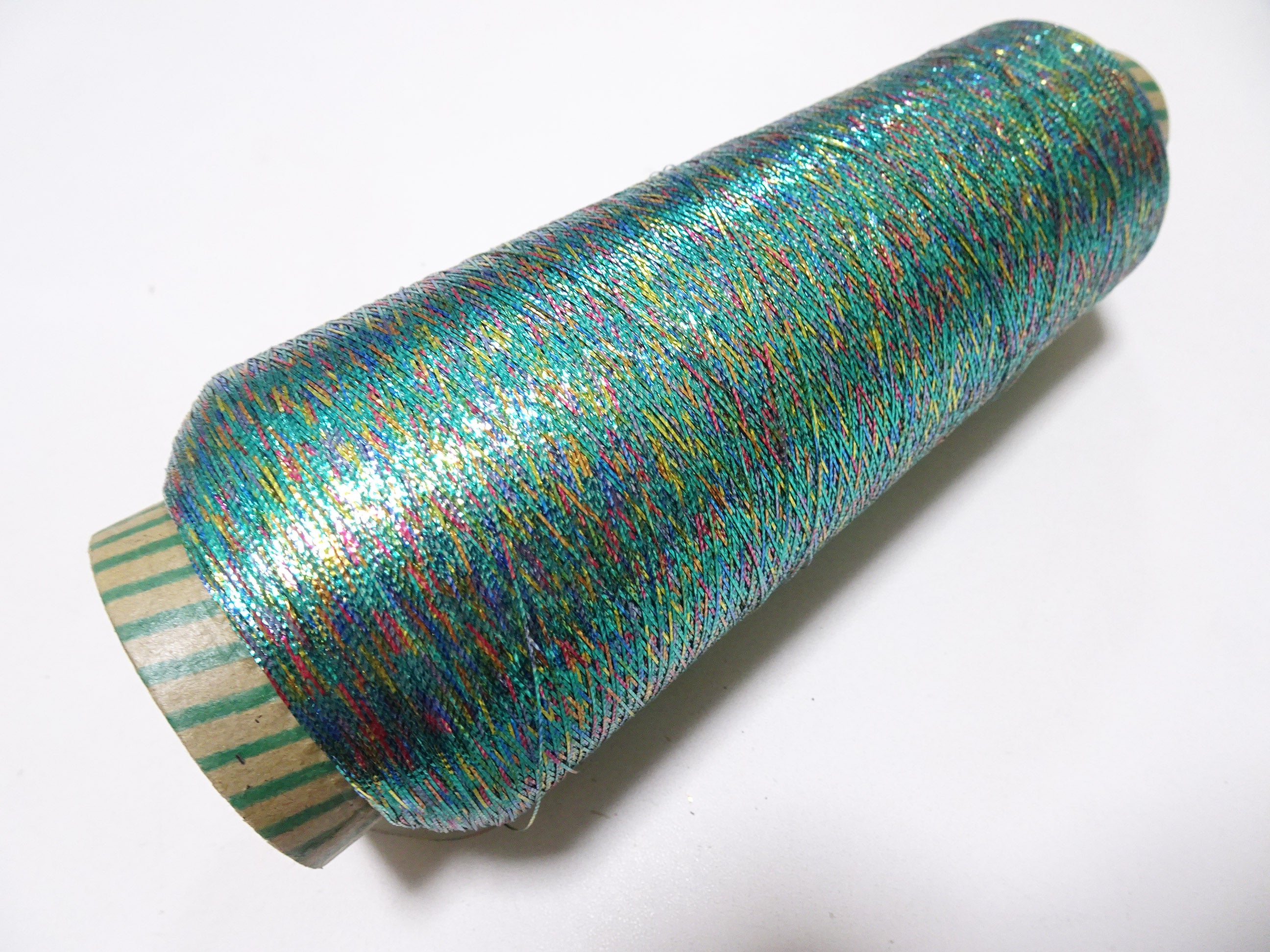 Super rare! Japanese vintage metallic thread embroidery 3000M 9382