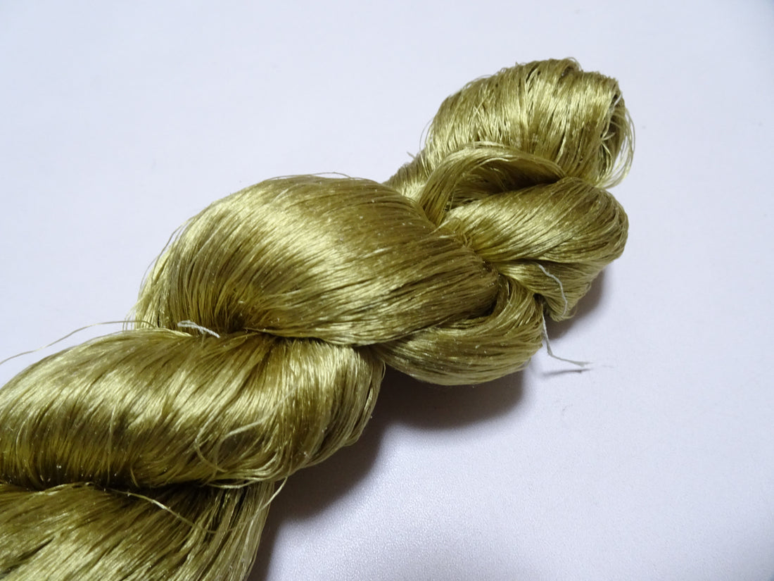 Japanese Vintage Twisted Silk Thread Embroidery 18162