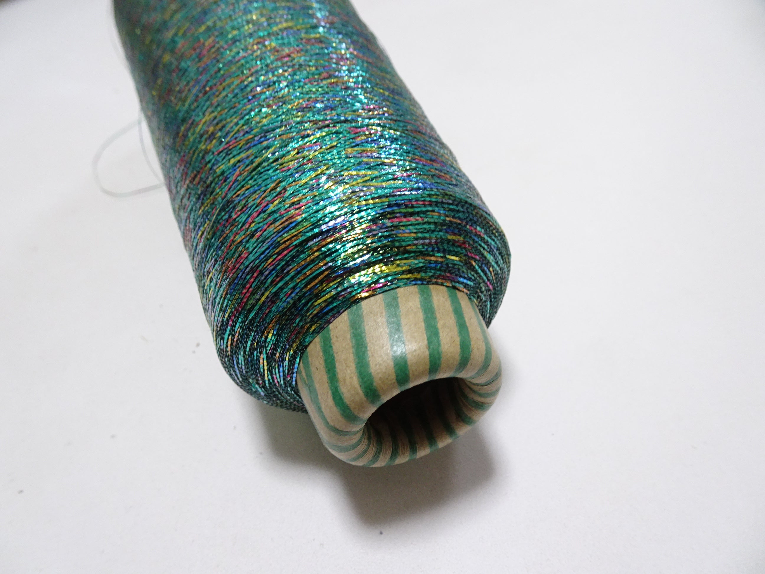 Super rare! Japanese vintage metallic thread embroidery 3000M 9382